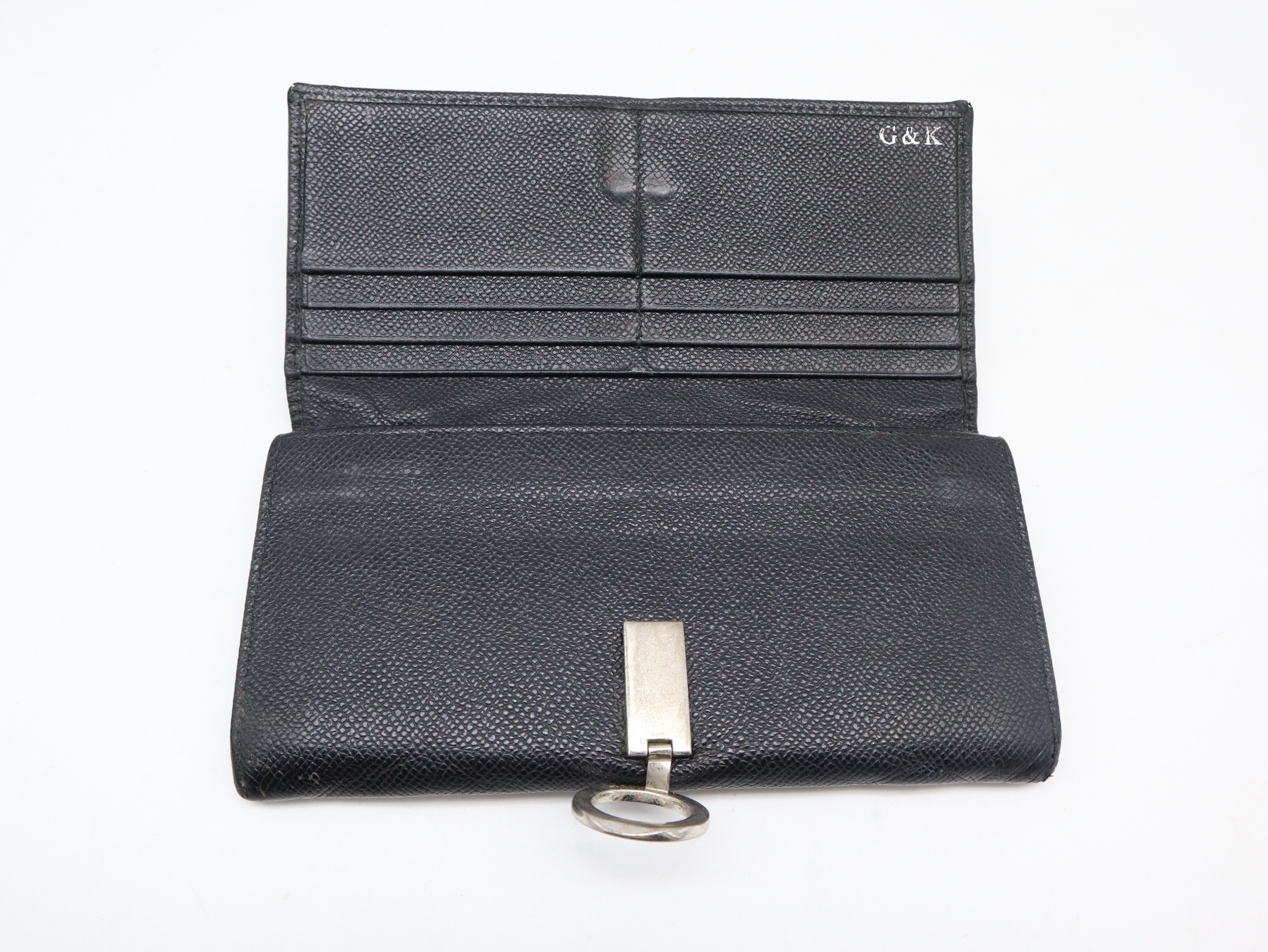 Leather Bulgari Black Long Wallet — view 9