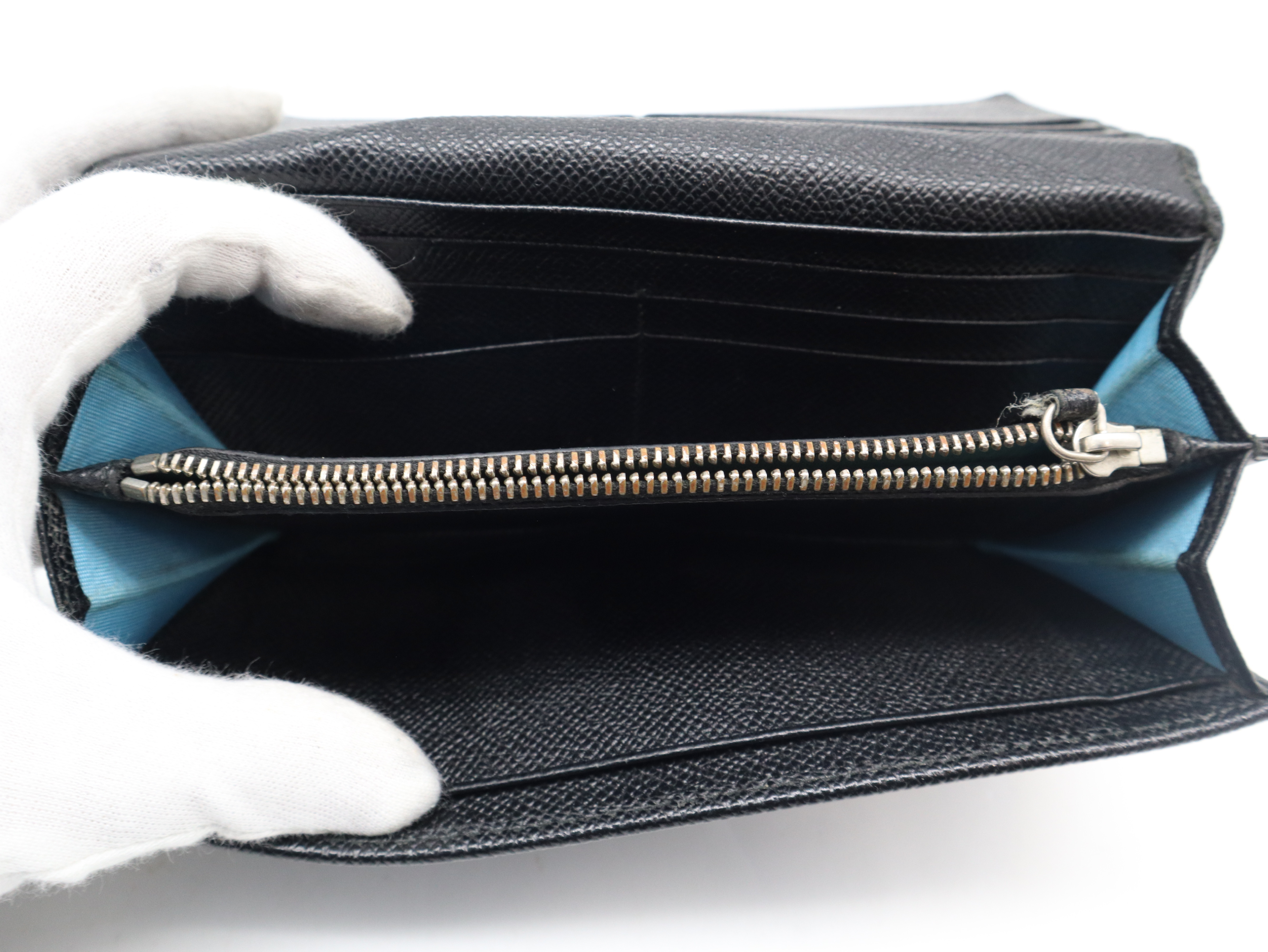 Leather Bulgari Black Long Wallet — view 10