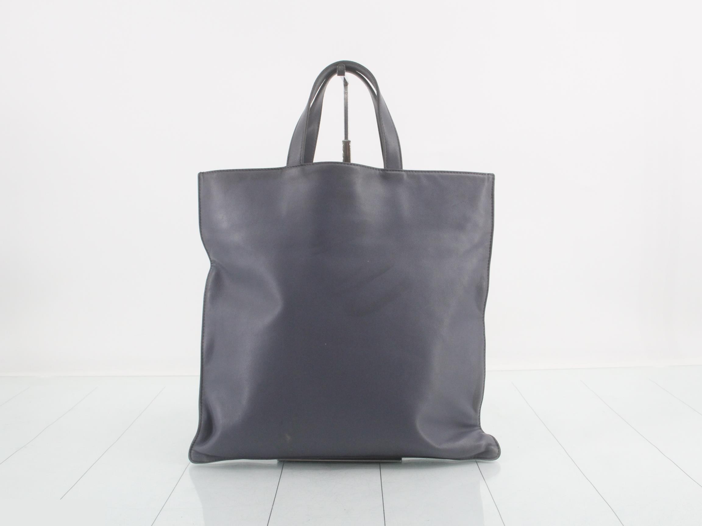 nappa tote bag — view 2