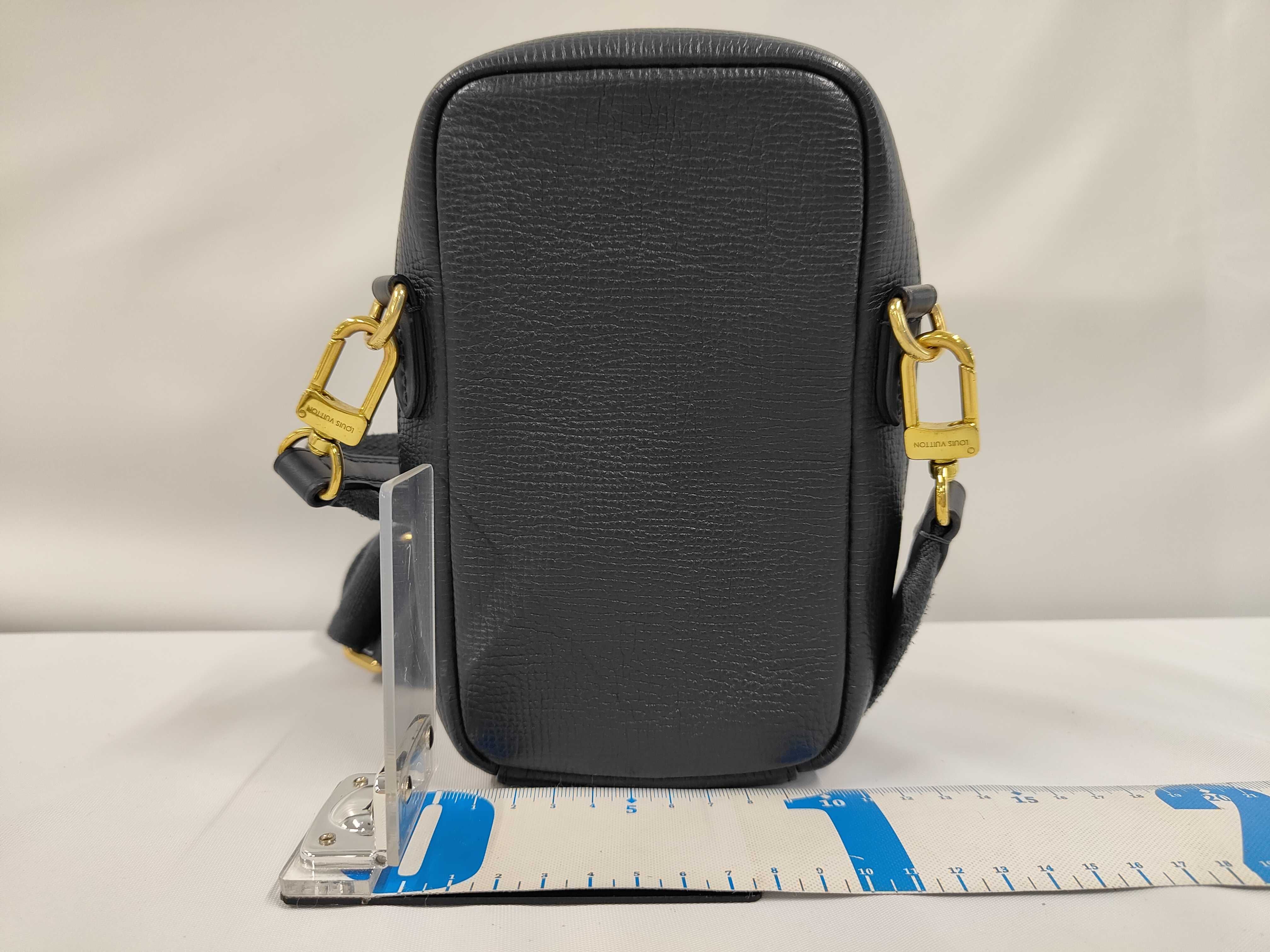 NIGO M81060 Double Phone Pouch Monogram Denim Shoulder Bag with IC Card — view 2