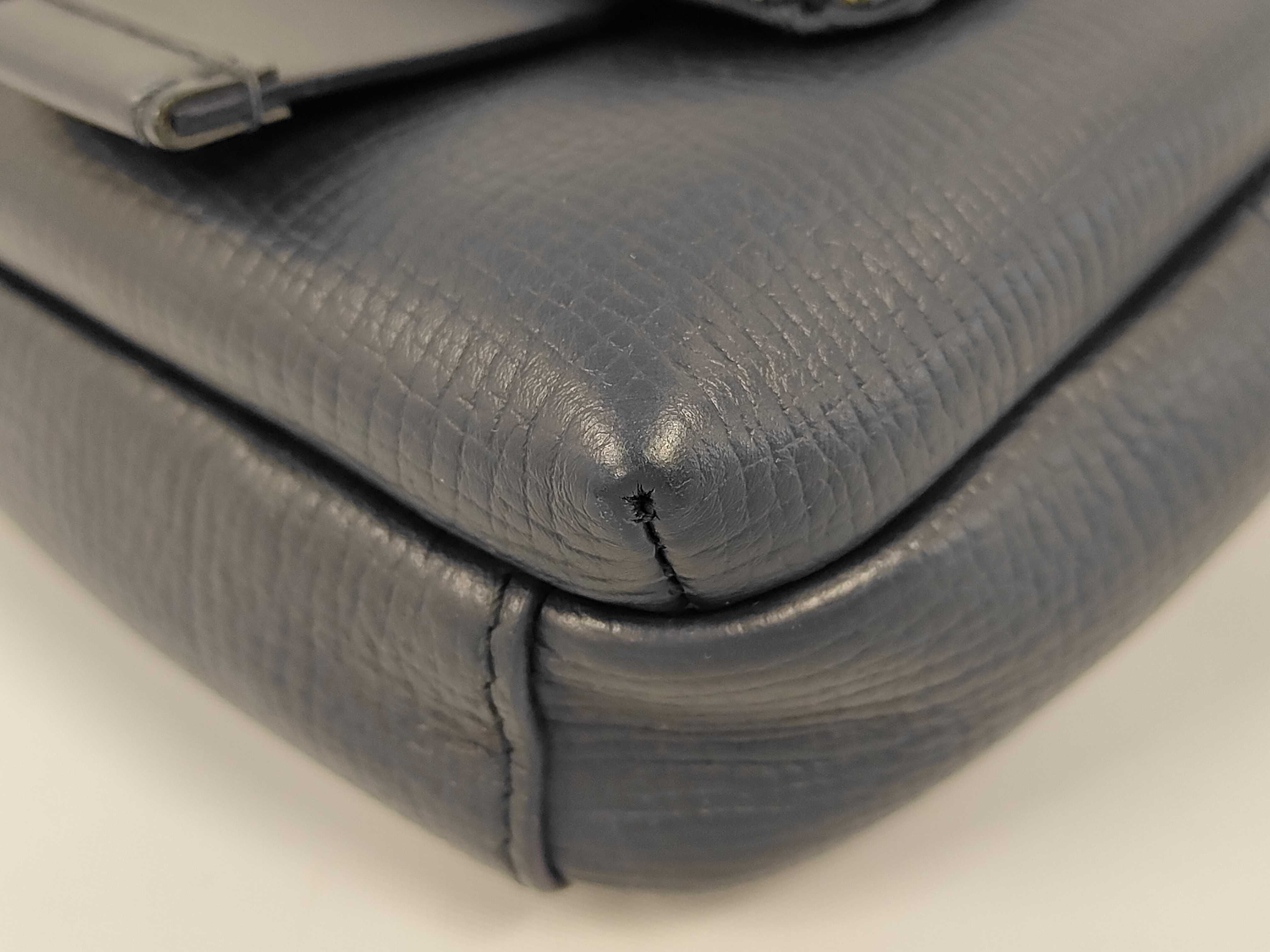 NIGO M81060 Double Phone Pouch Monogram Denim Shoulder Bag with IC Card — view 4