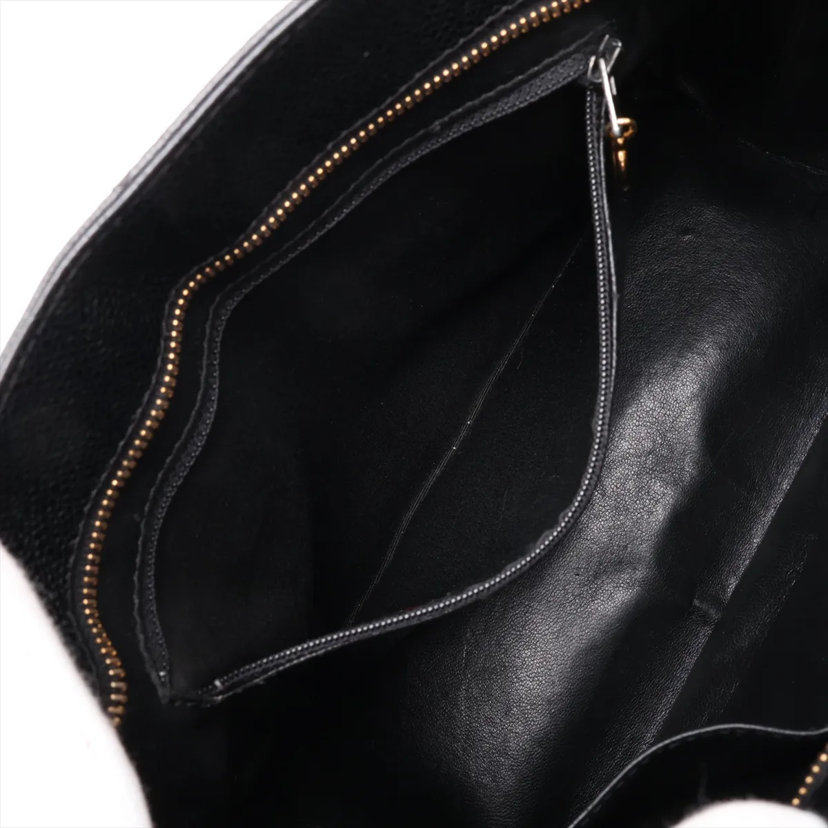 Reissue Caviar Skin Tote Bag, Black with Gold Hardware, 7704012, Series 7 — view 8