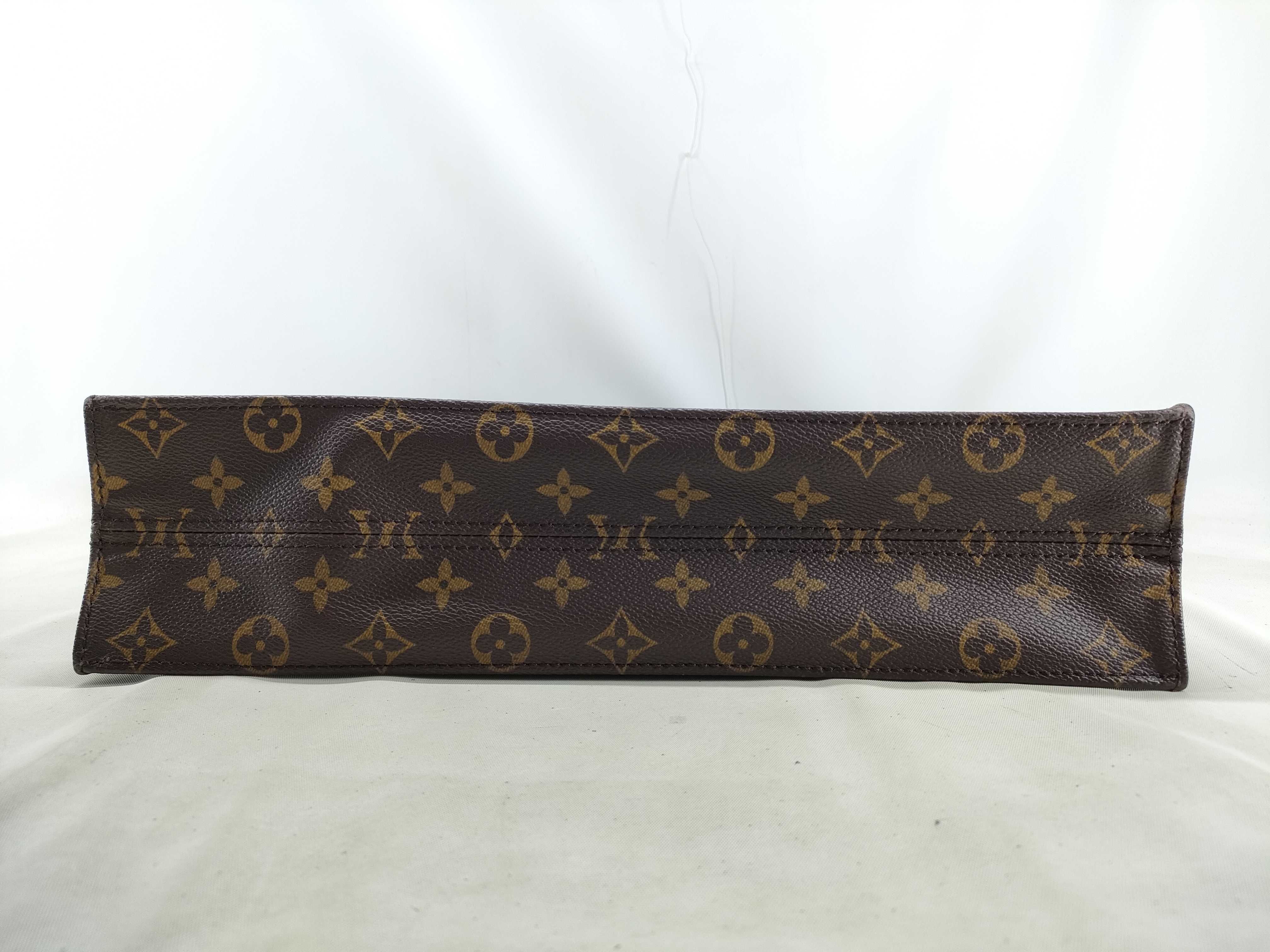 Monogram Sac Plat Tote Bag M51140 Brown MI0063 — view 3