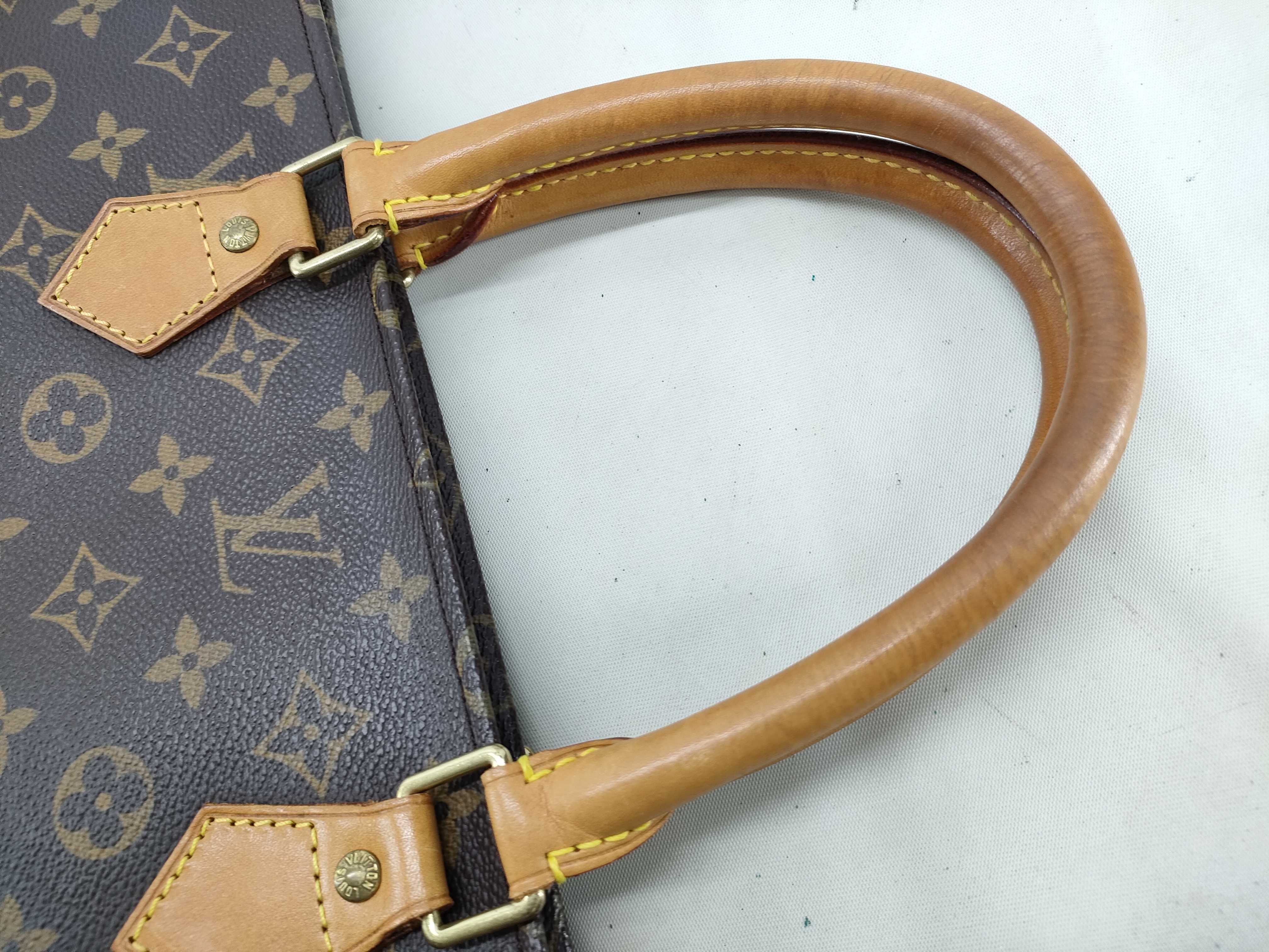 Monogram Sac Plat Tote Bag M51140 Brown MI0063 — view 5