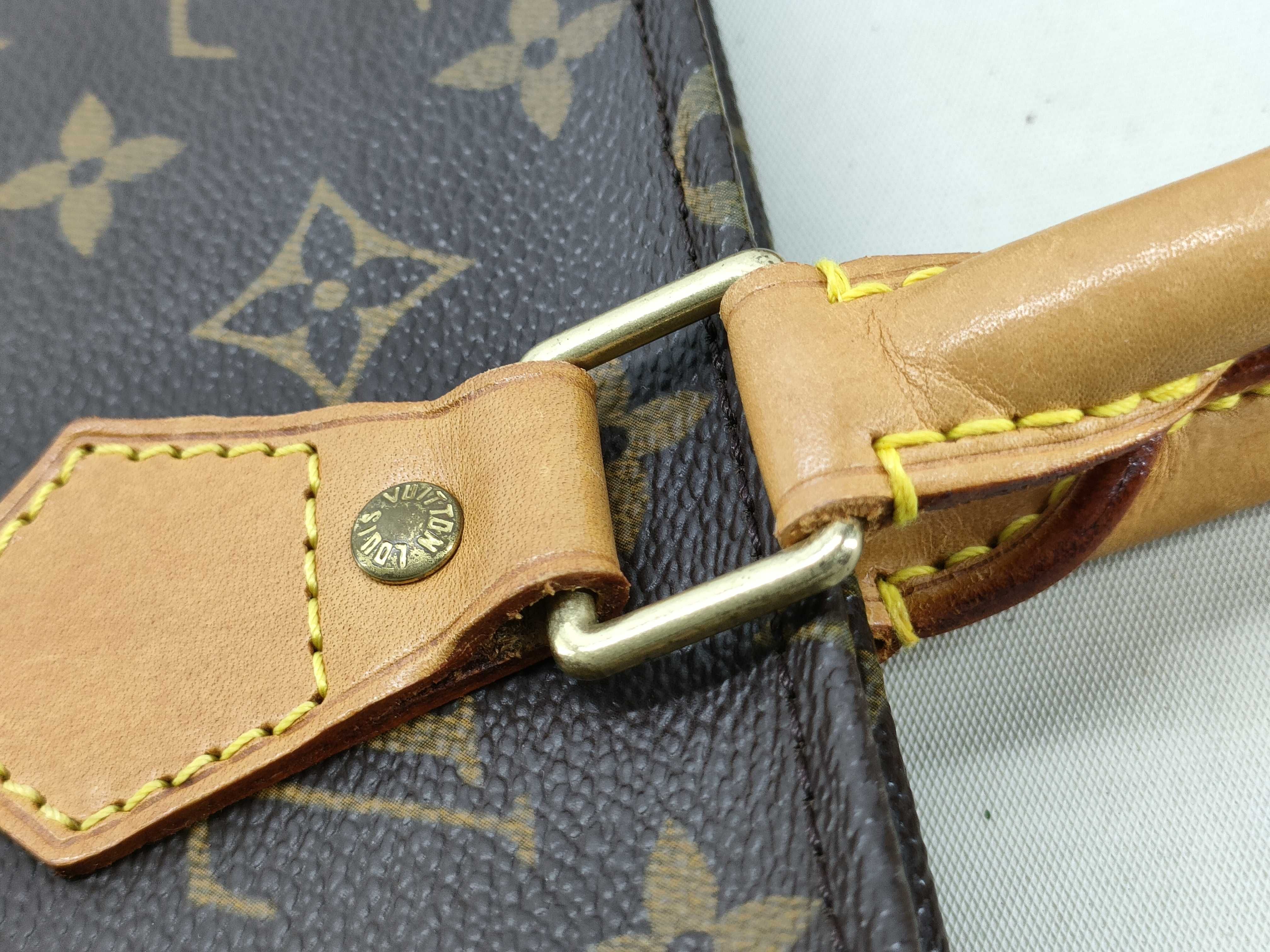 Monogram Sac Plat Tote Bag M51140 Brown MI0063 — view 6