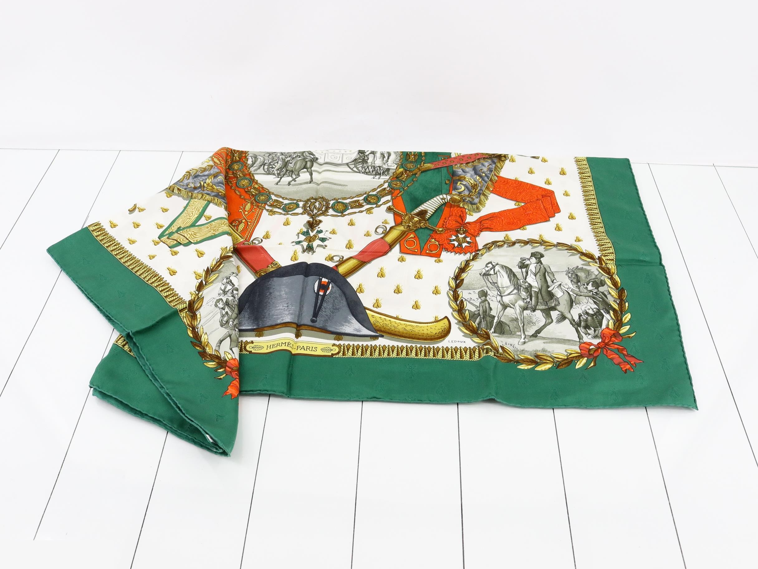 Carre 90 Silk Green — view 3