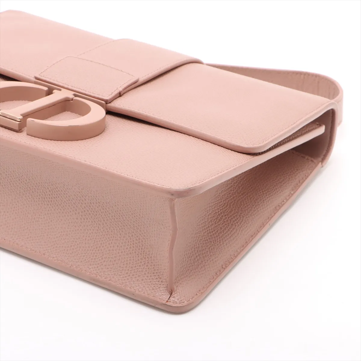 Montaigne 30 Leather Shoulder Bag, Pink — view 3