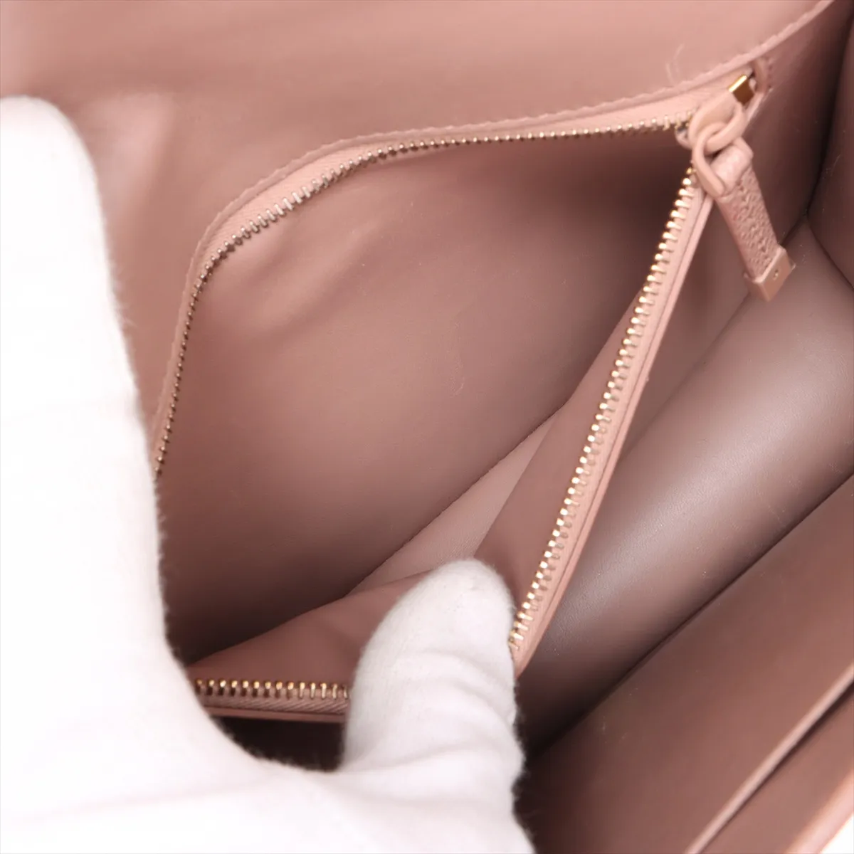 Montaigne 30 Leather Shoulder Bag, Pink — view 7