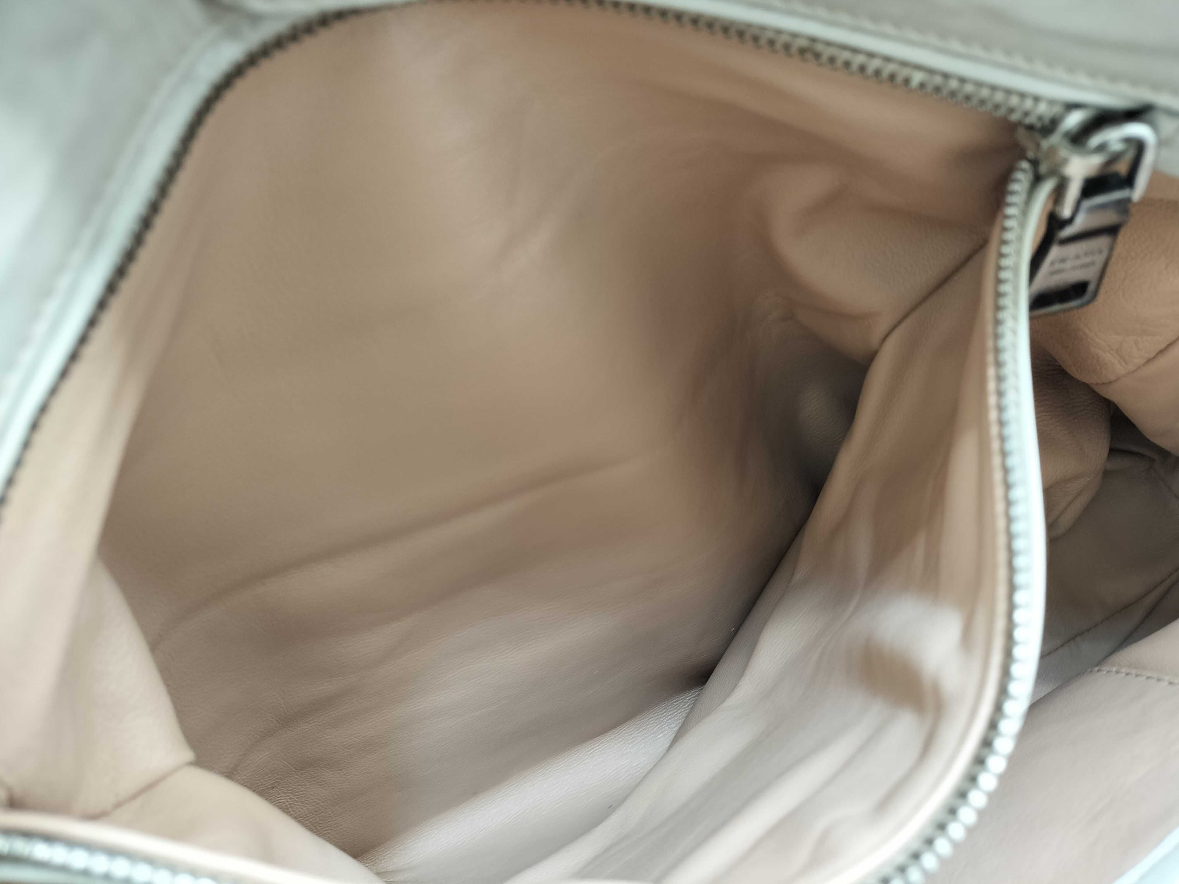 Nappa Leather Tote Bag White — view 15