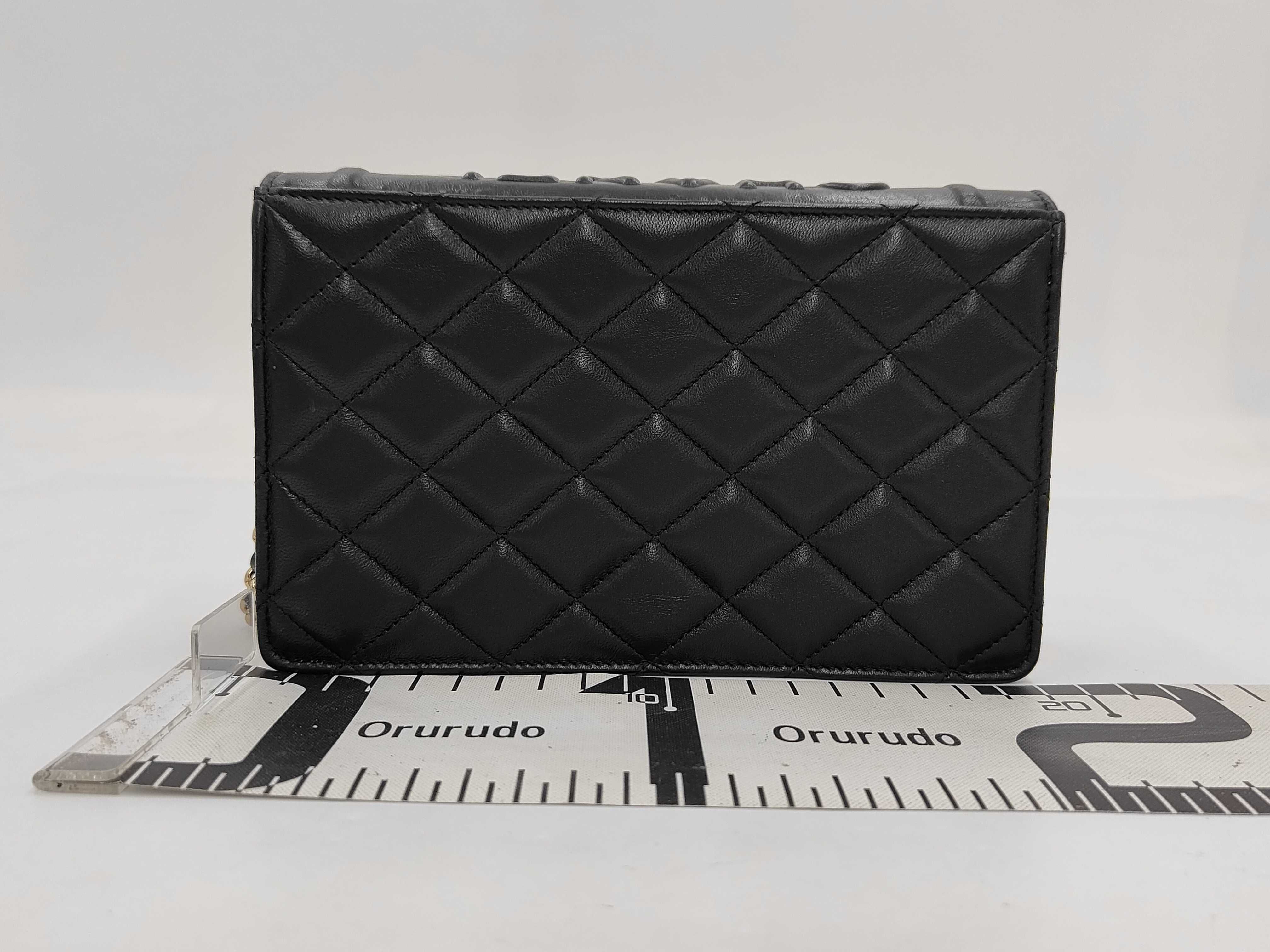 Matelassé Book Chain Wallet with Serial Plate Shoulder Bag — view 2