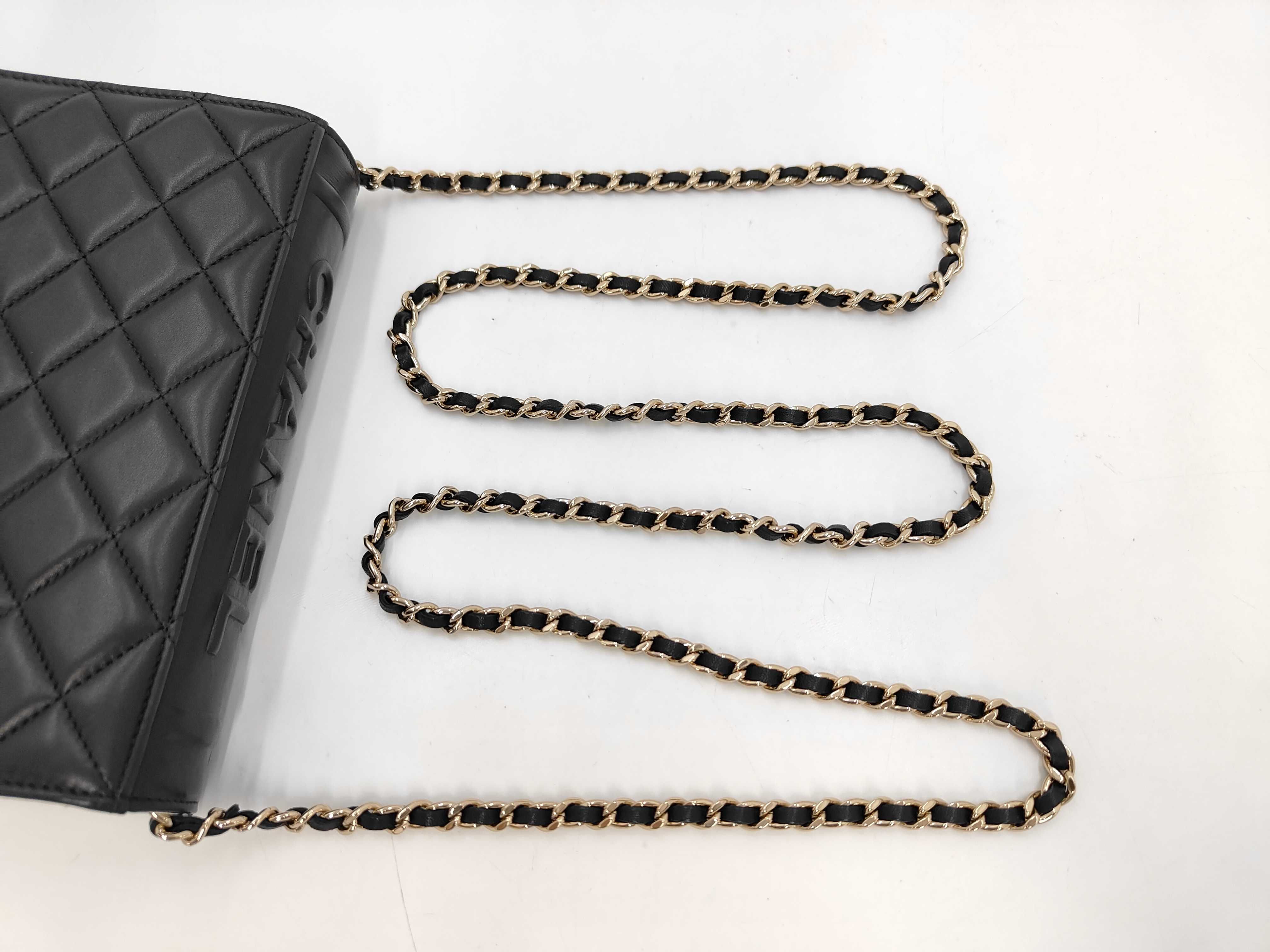 Matelassé Book Chain Wallet with Serial Plate Shoulder Bag — view 5