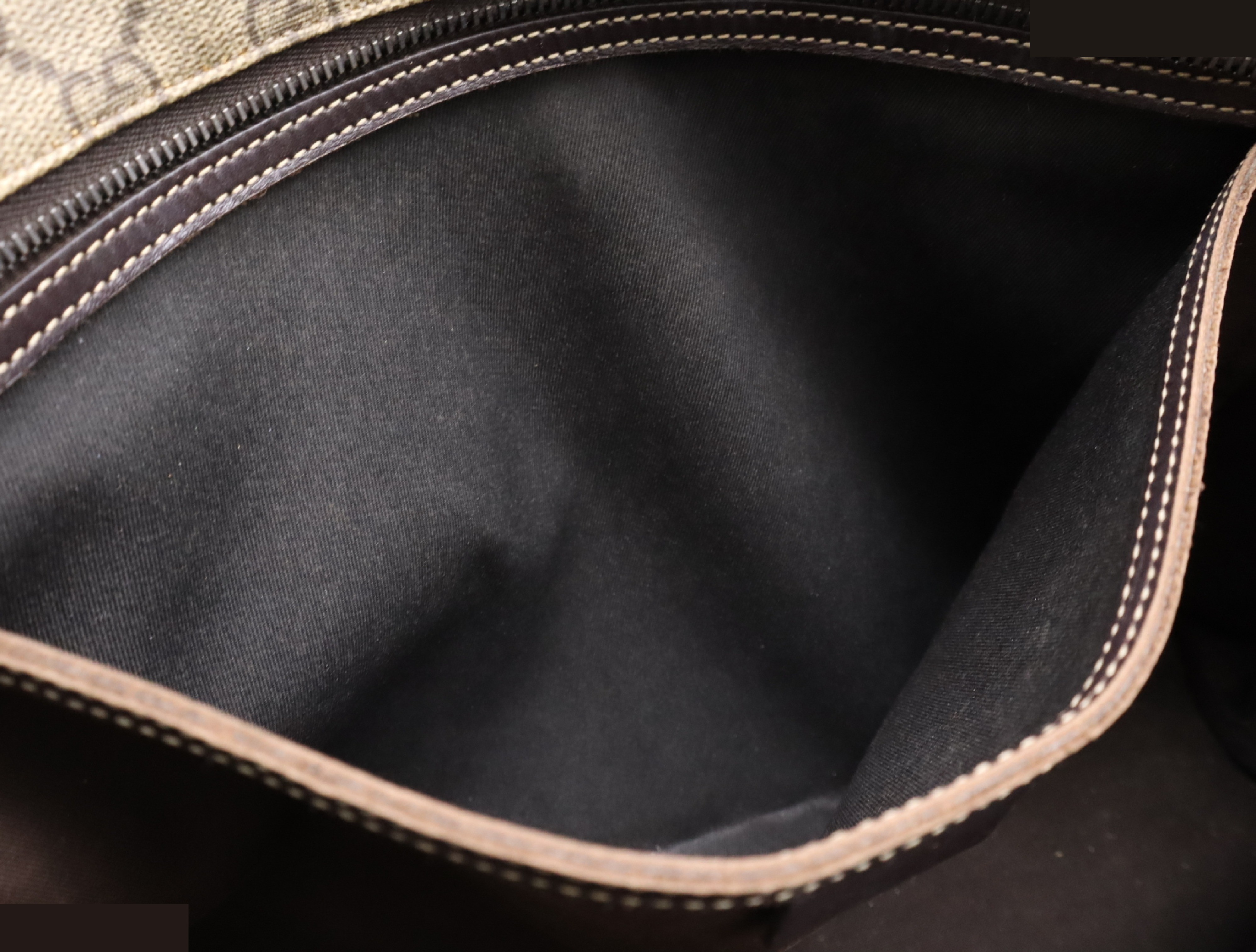 PVC x Leather GG Supreme Tote Bag Beige Brown — view 12