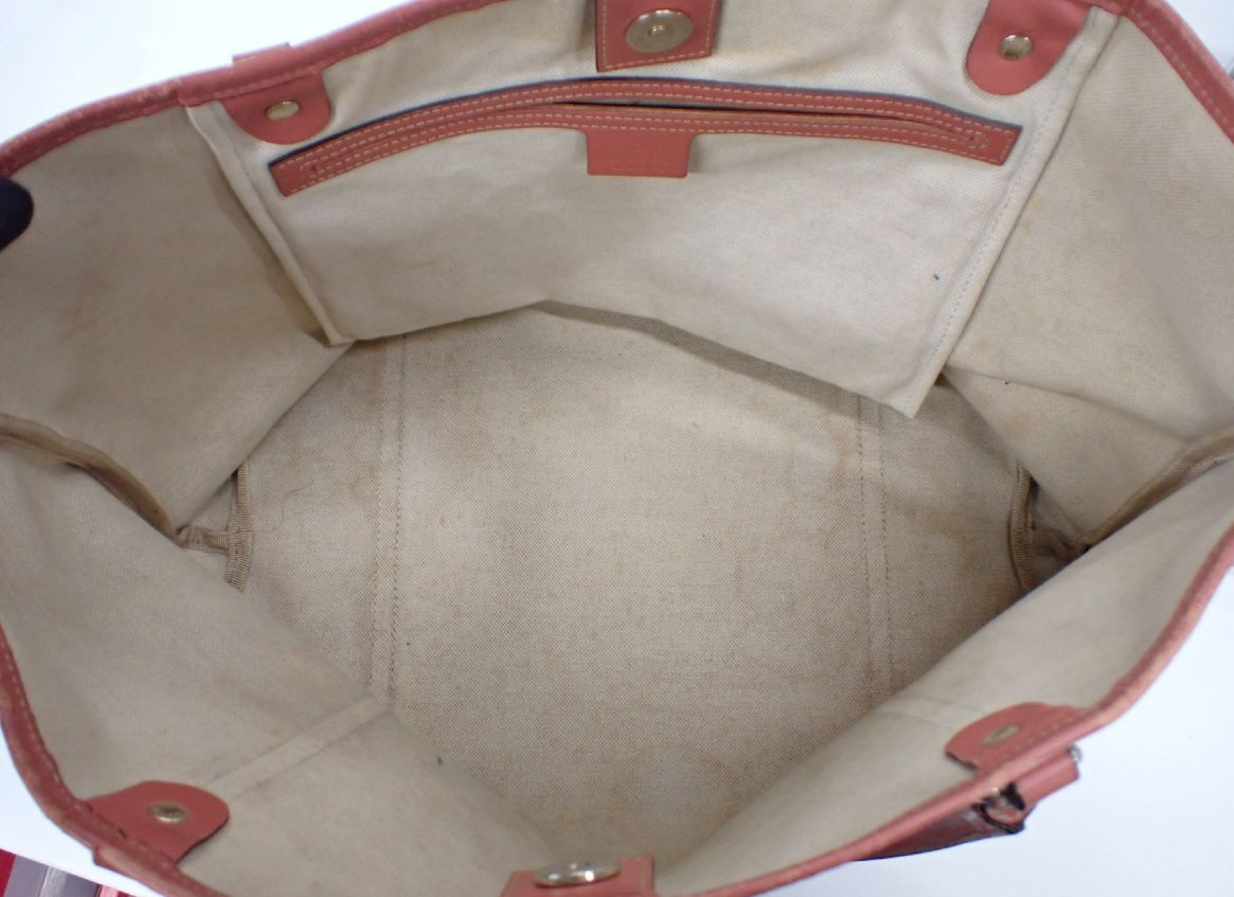 GG Canvas Tote Bag, Beige, 197953 — view 4