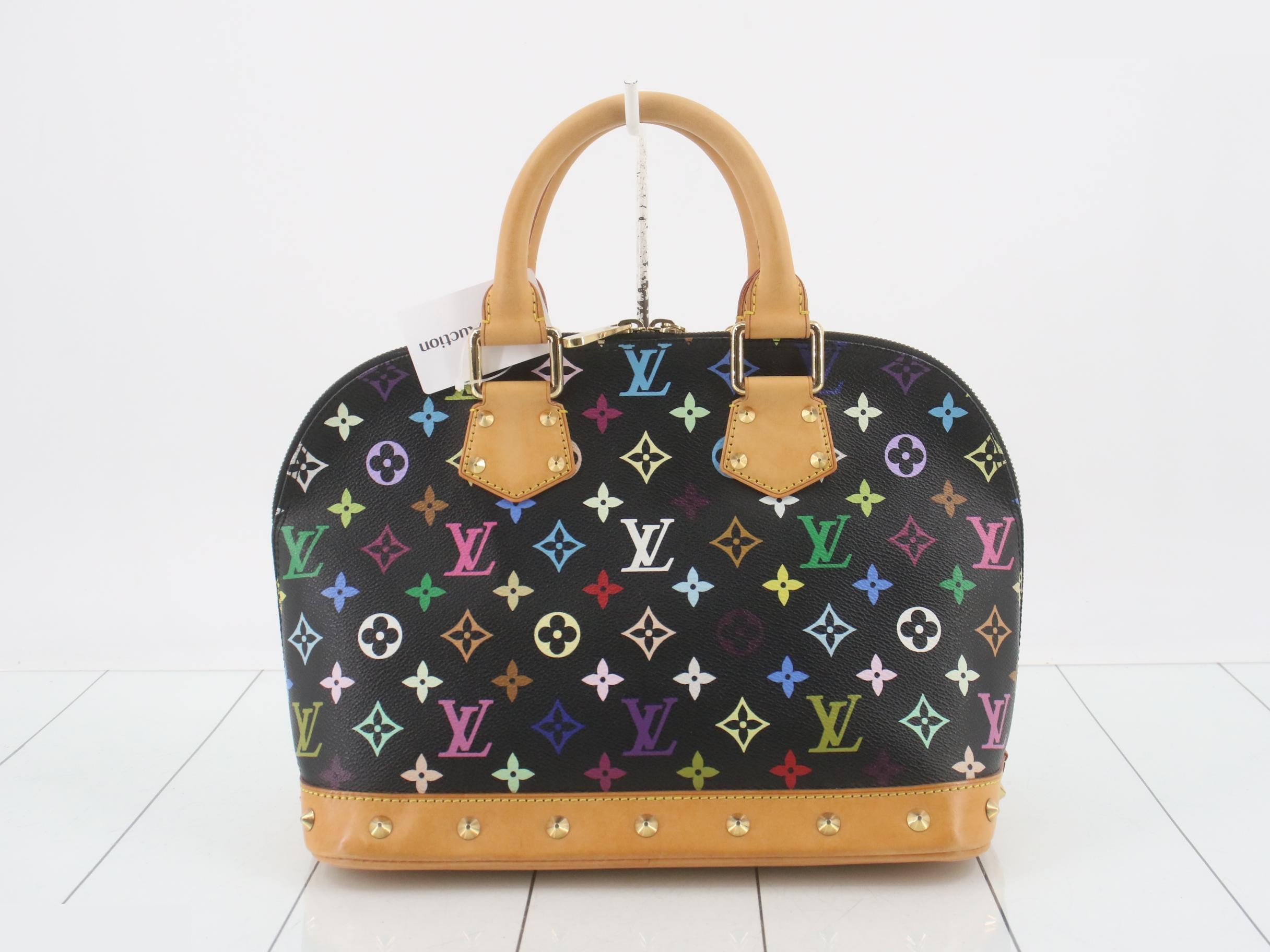 Monogram Multicolor Alma Noir Handbag — view 2