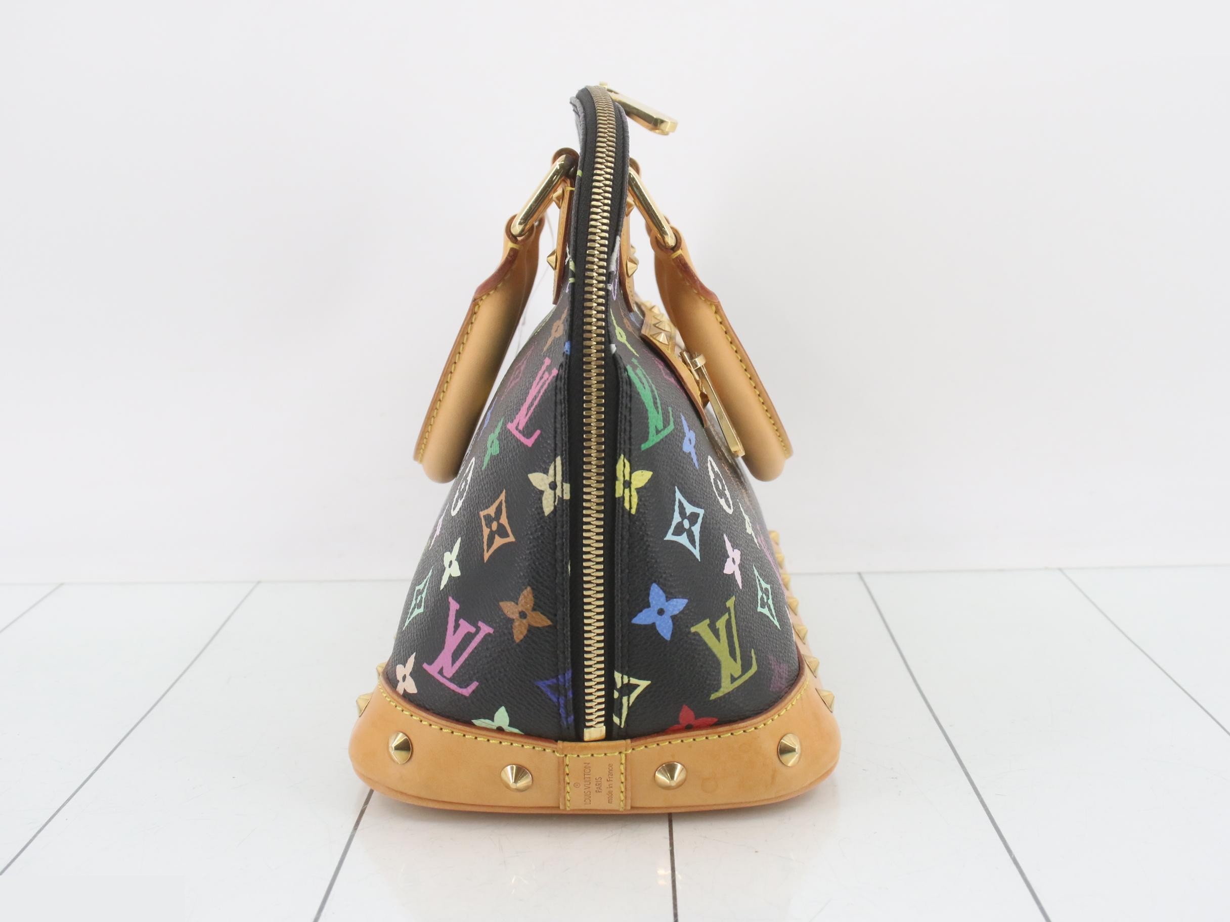 Monogram Multicolor Alma Noir Handbag — view 4