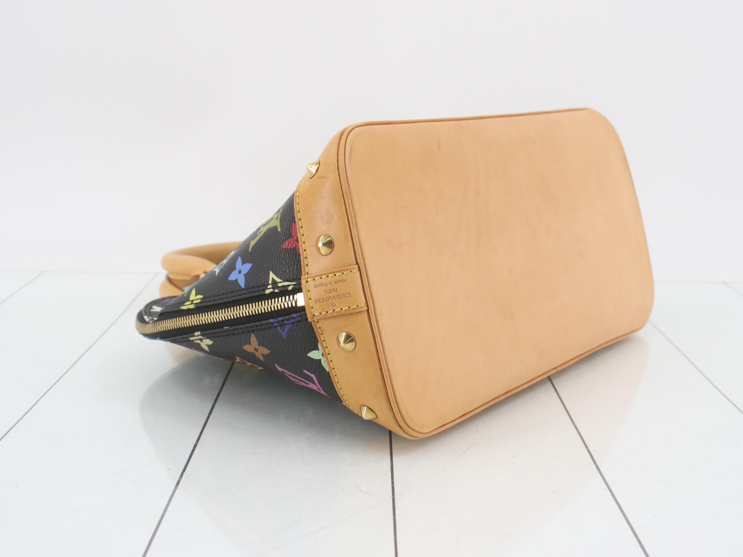 Monogram Multicolor Alma Noir Handbag — view 5
