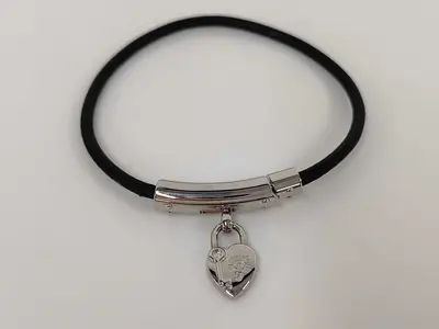 Viviride Heart Padlock Bracelet/Bangle