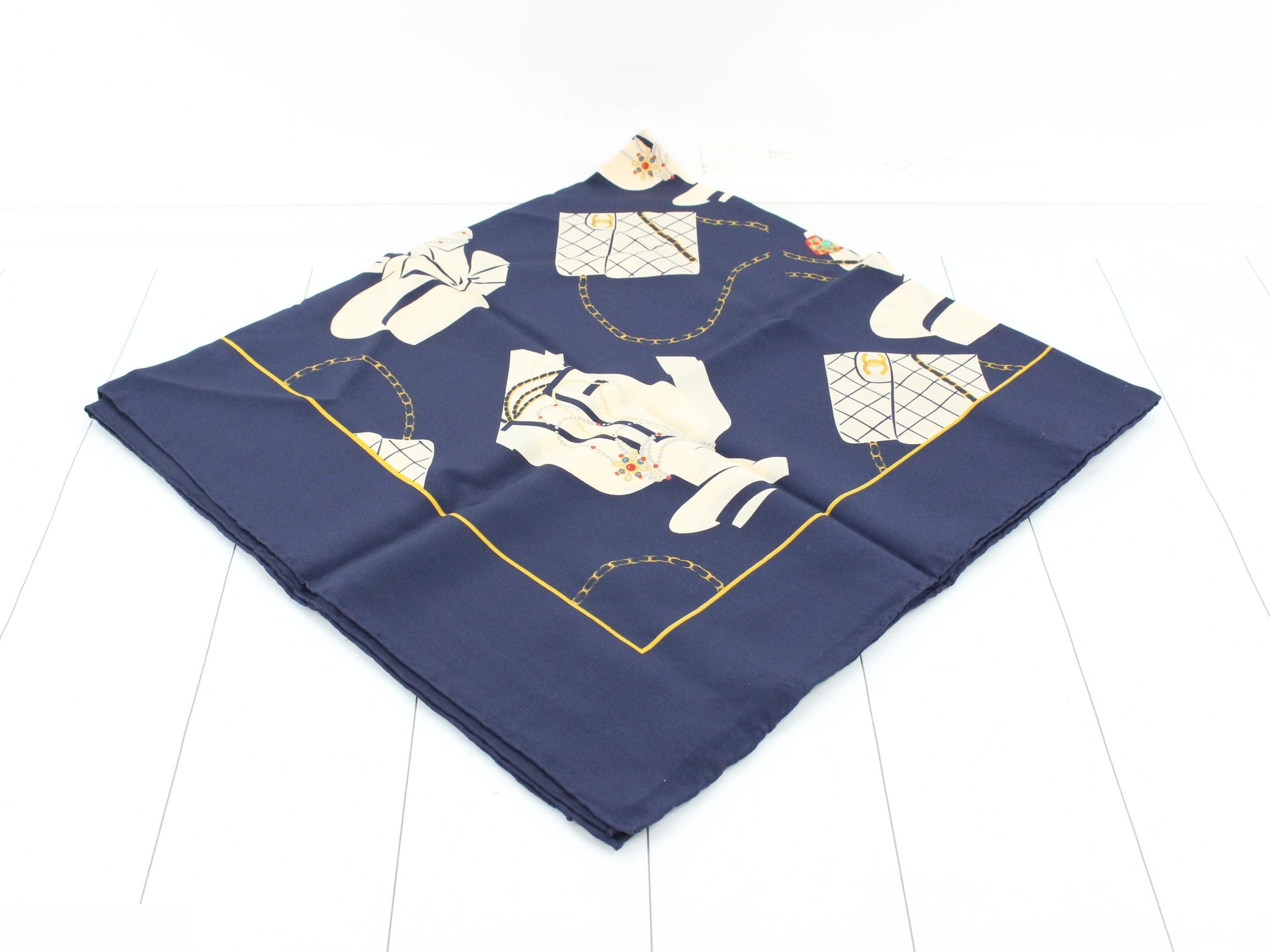 Vintage Mademoiselle Large Silk Scarf — view 2