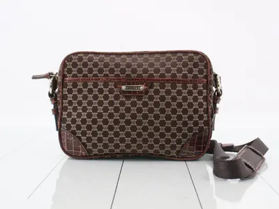 shoulder bag, Triomphe, brown