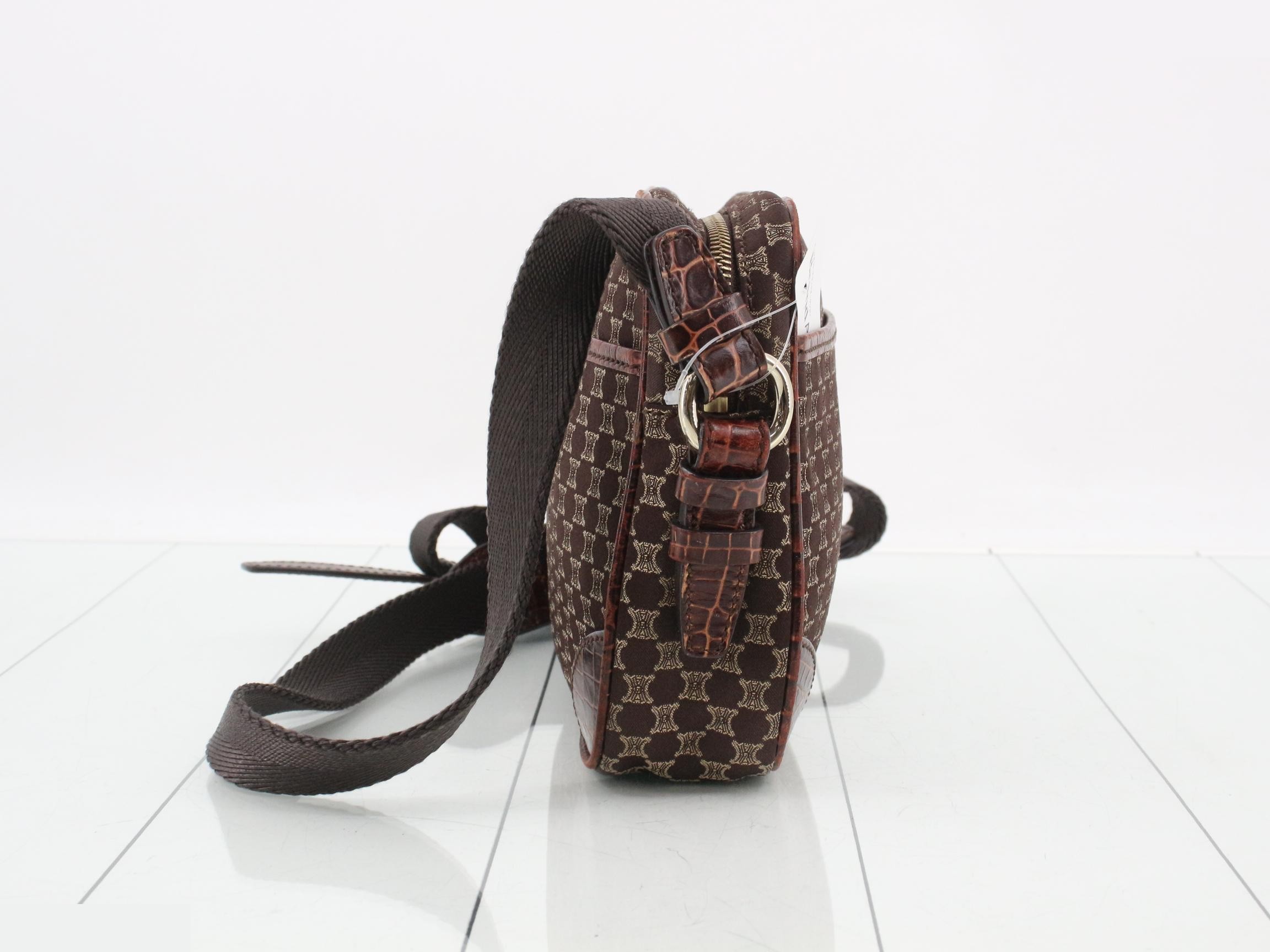 shoulder bag, Triomphe, brown — view 3