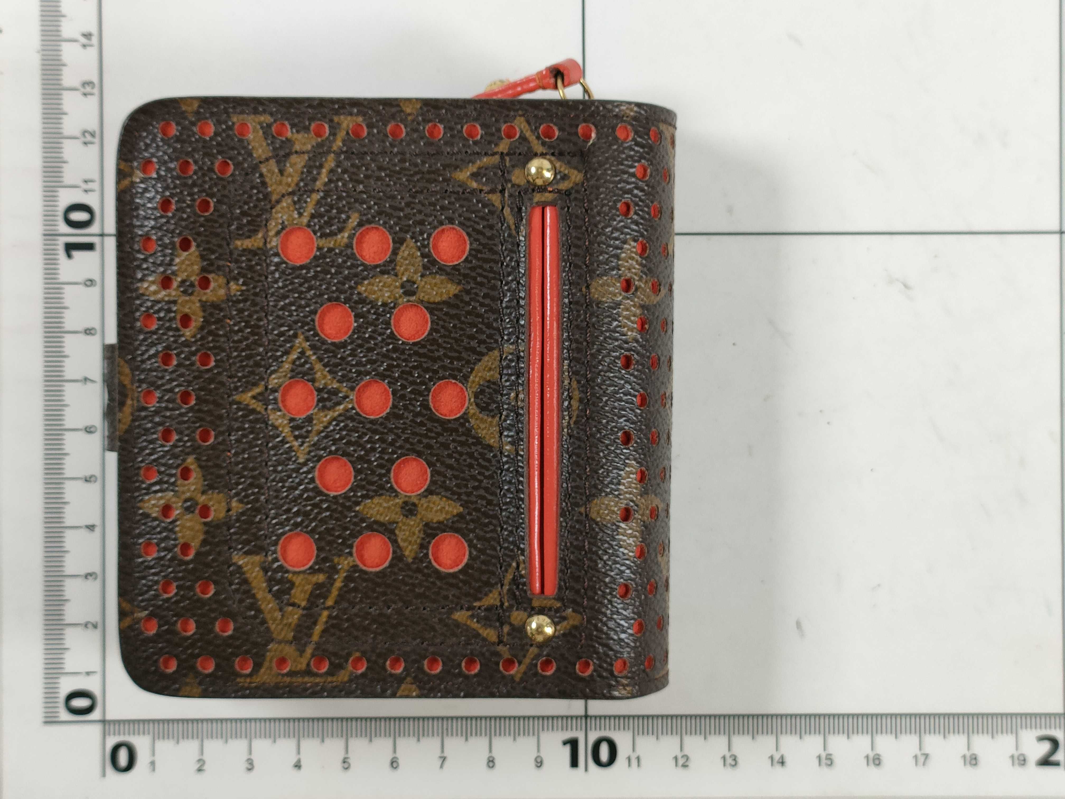 Monogram Perforated Compact Zip Wallet — view 2