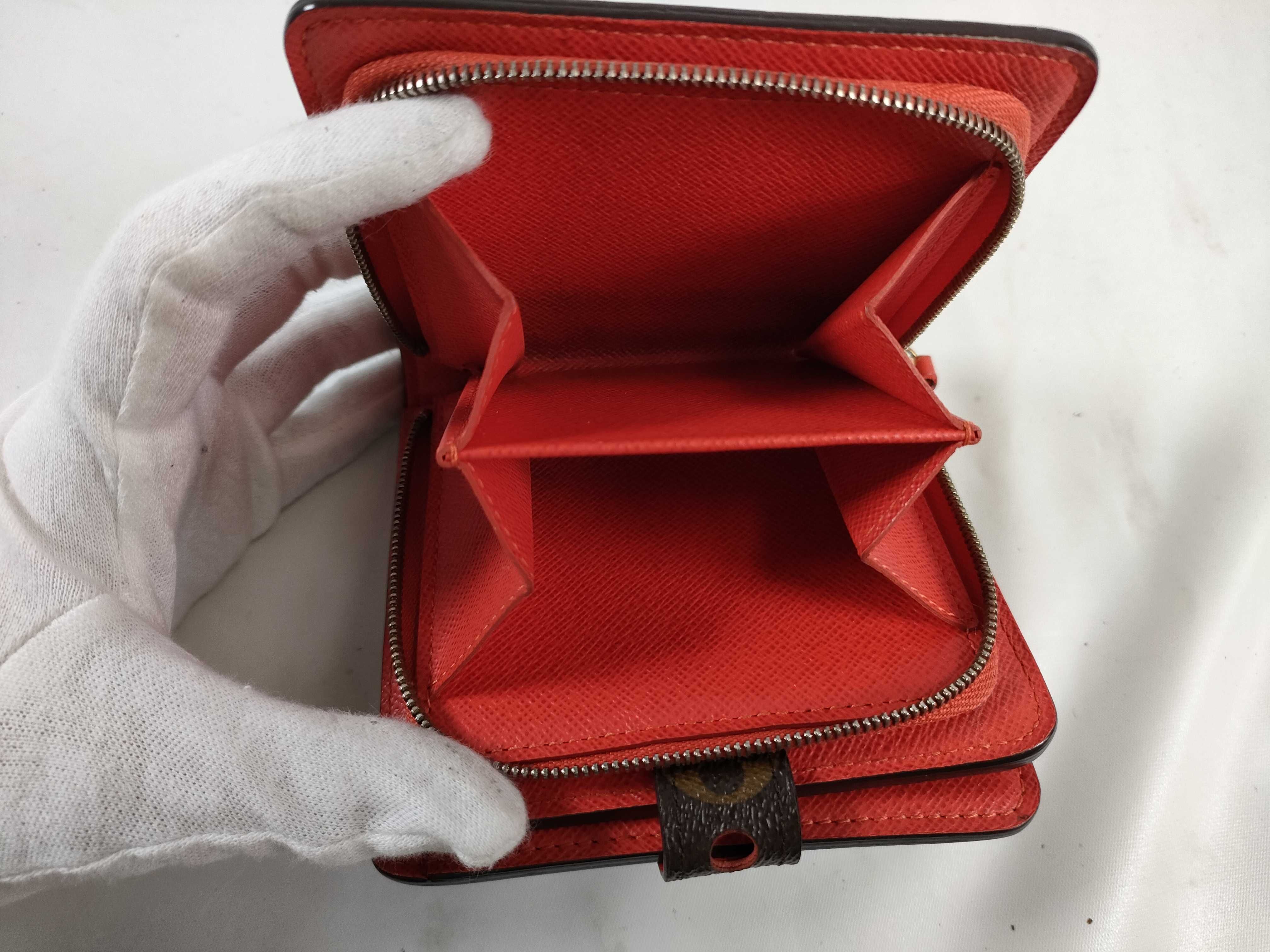 Monogram Perforated Compact Zip Wallet — view 14