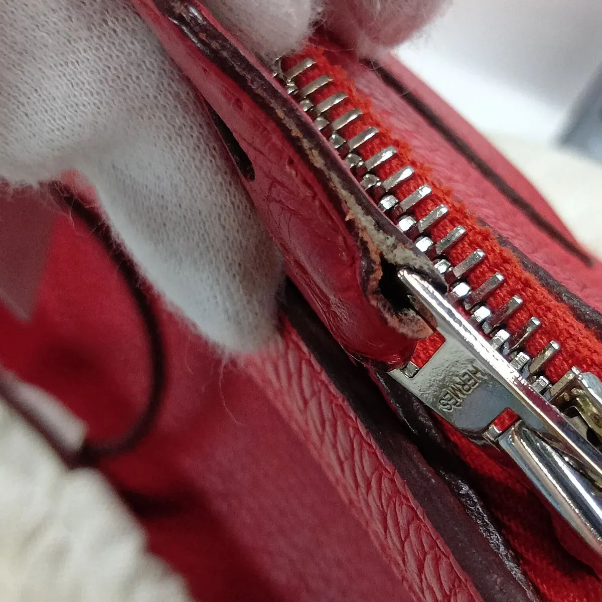 Bolide 31, Taurillon Clemence leather, red, silver hardware, X: 2016 — view 13
