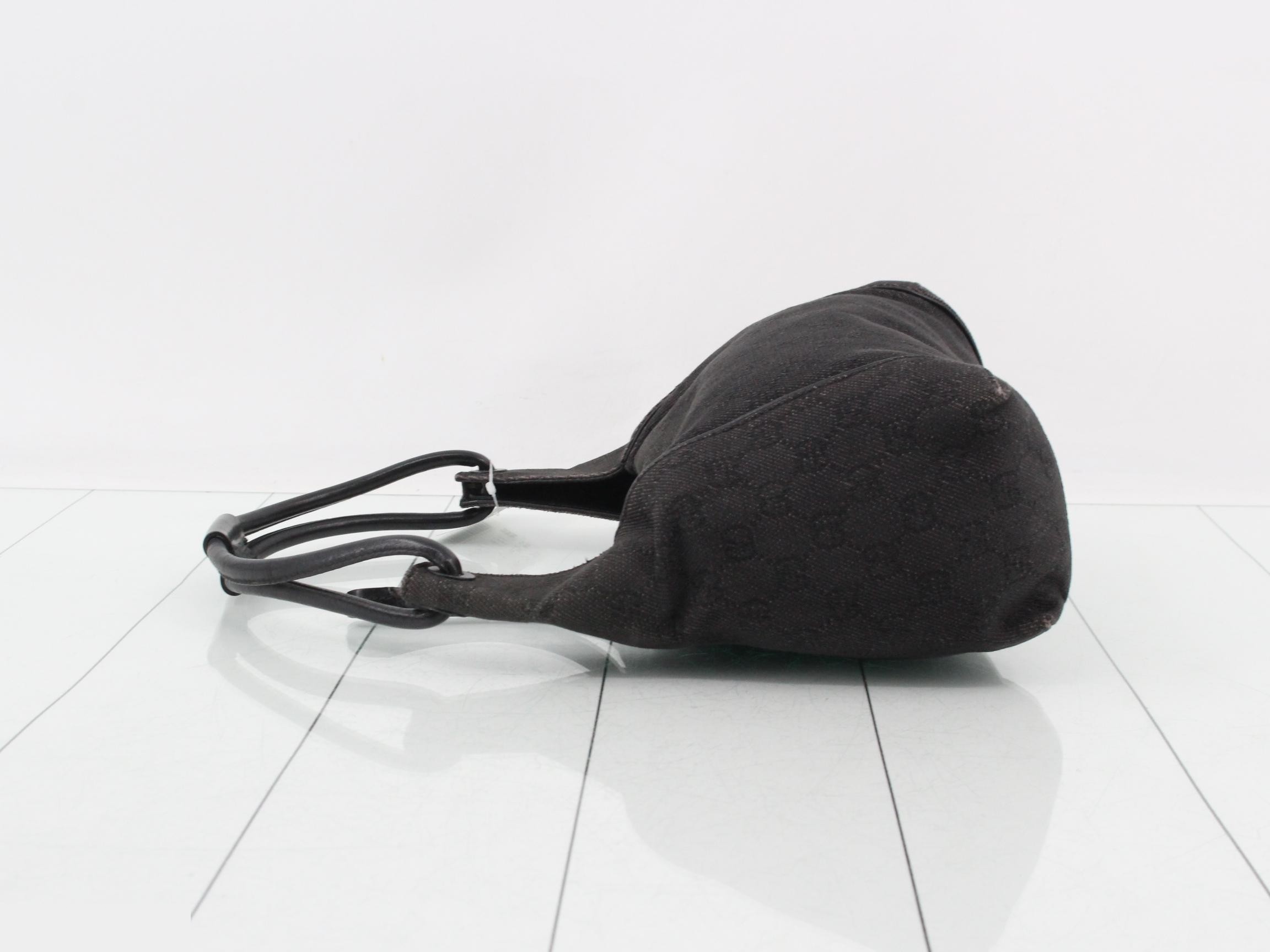 GG Canvas (Bag) - Handbag - Gray/Black — view 4