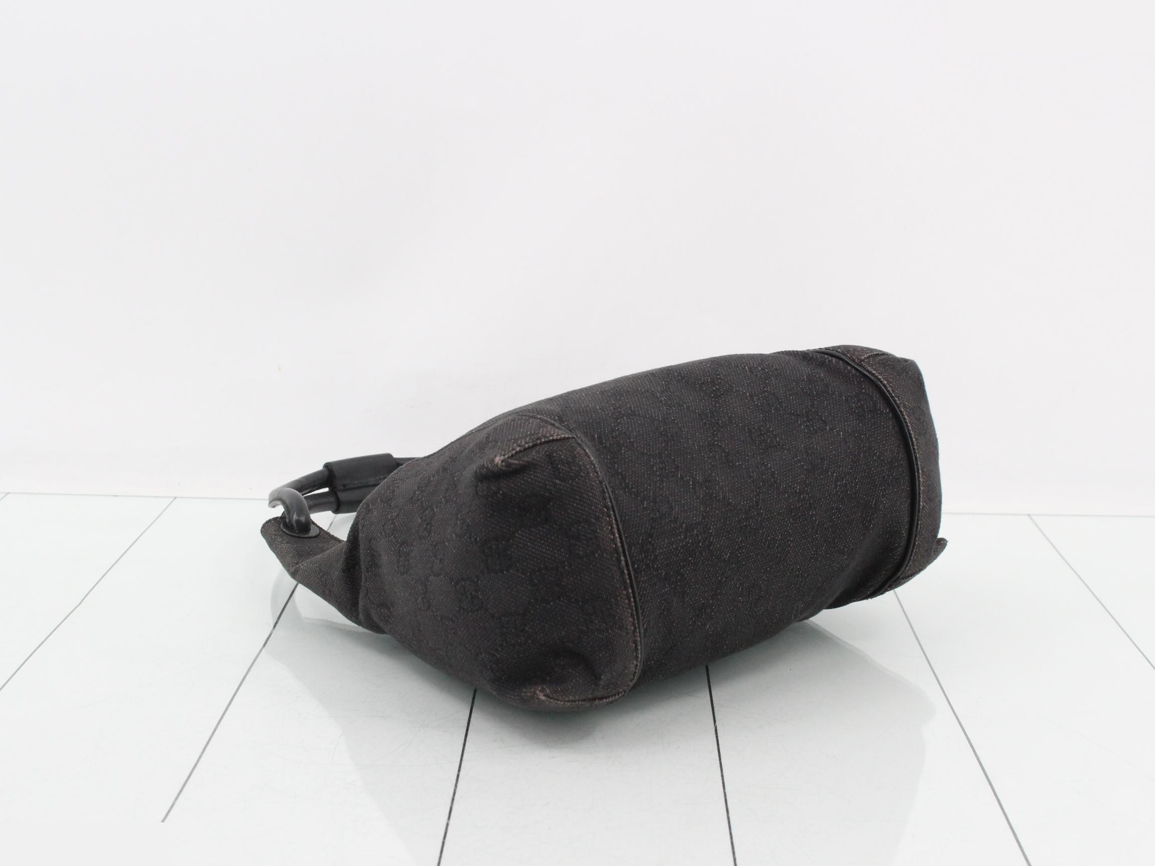 GG Canvas (Bag) - Handbag - Gray/Black — view 5