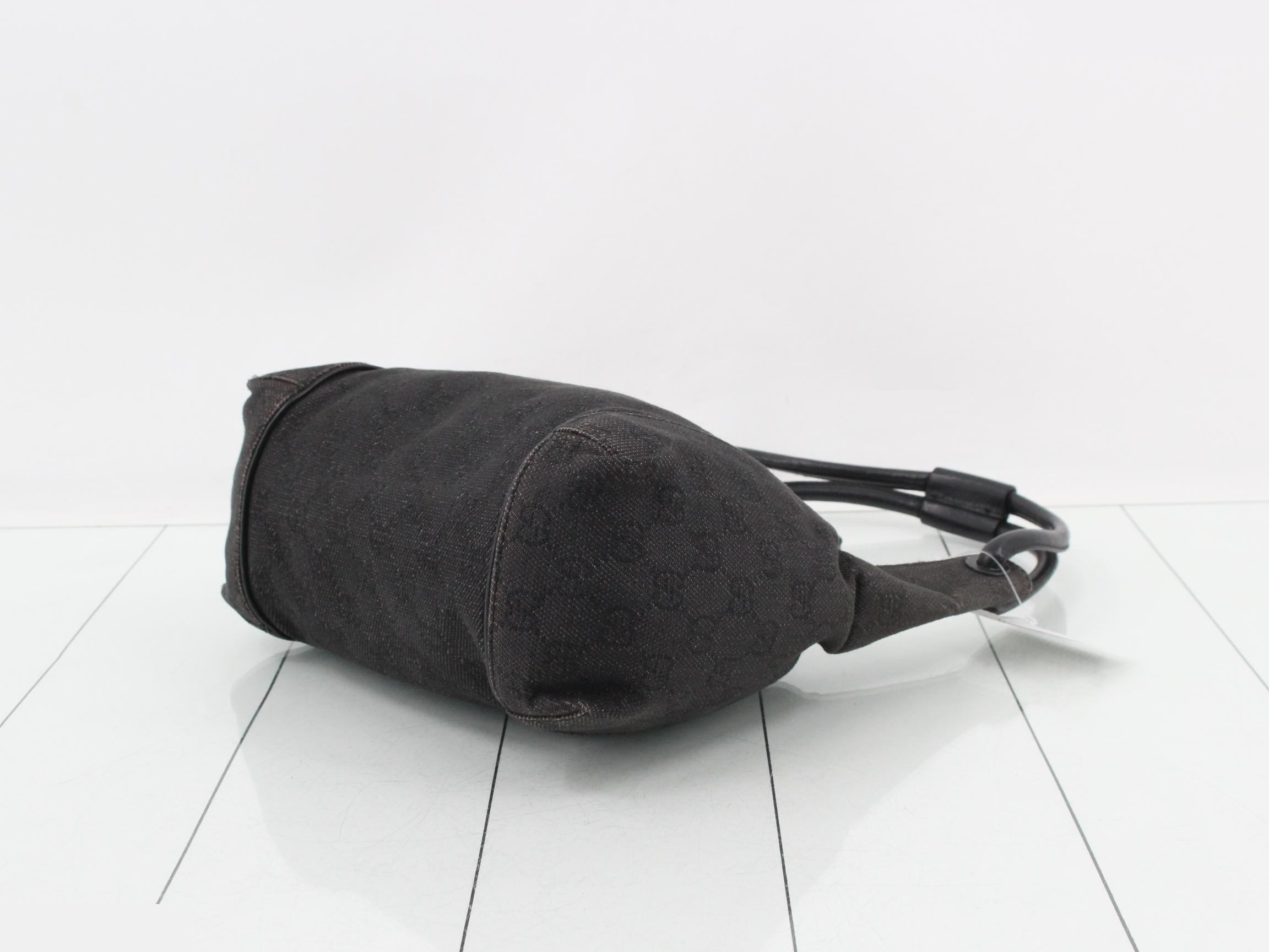 GG Canvas (Bag) - Handbag - Gray/Black — view 6