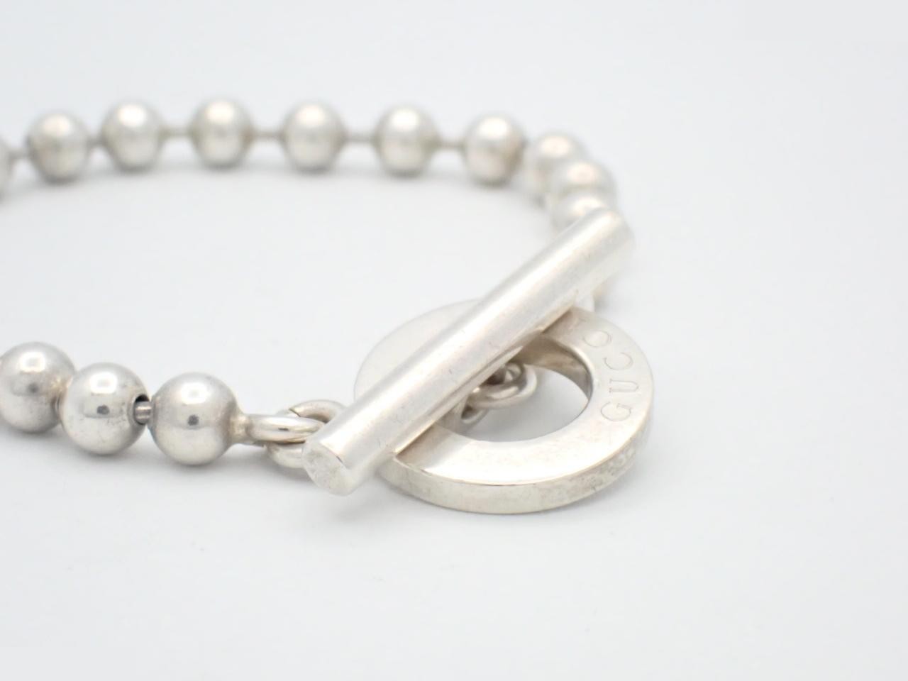 T-bar ball chain bracelet, 925 sterling silver, 16.4g, wrist circumference approx. 18cm — view 3