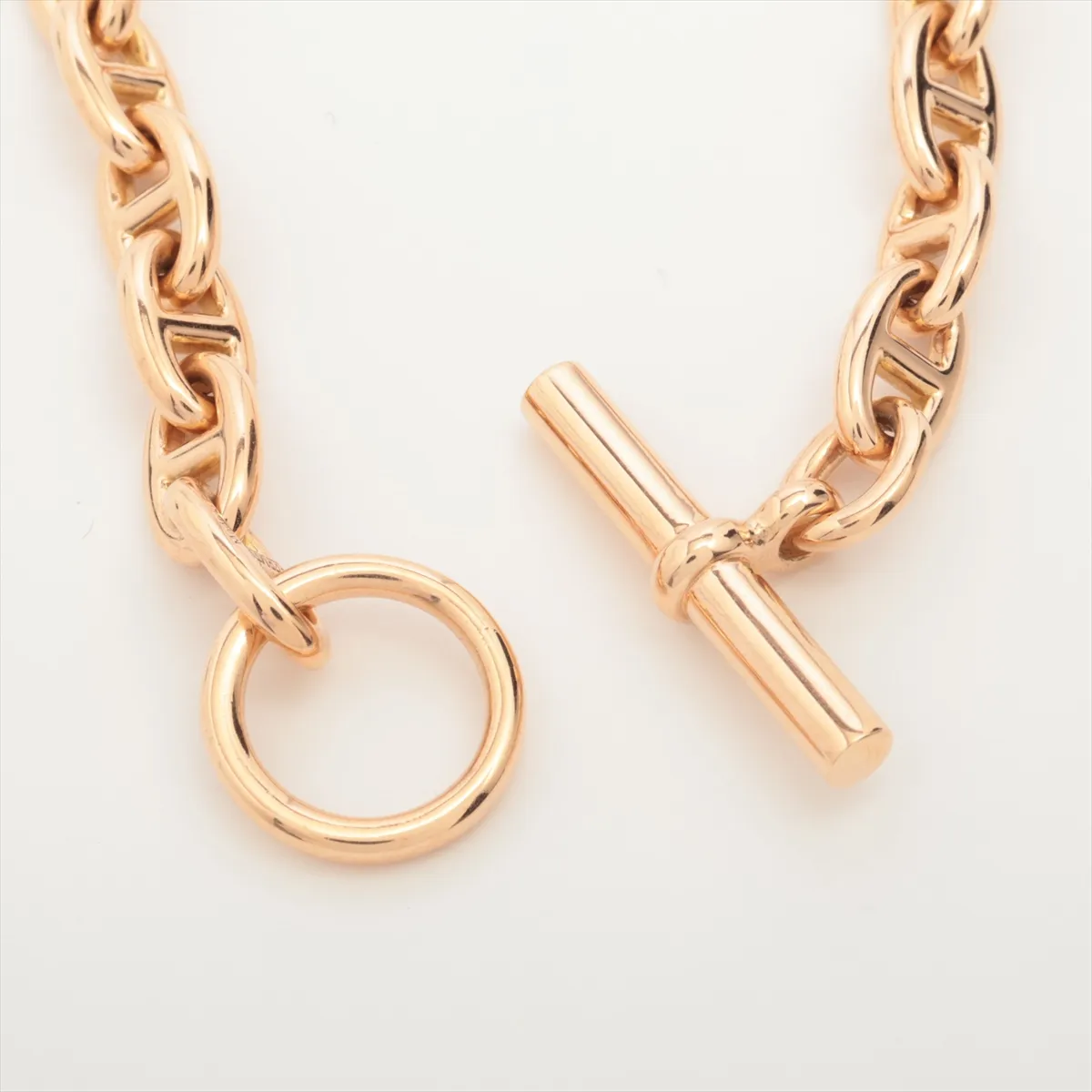 Hermès Chaine d'Ancre TPM Bracelet, 750 (PG), 20.3g, 25G263800 — view 3
