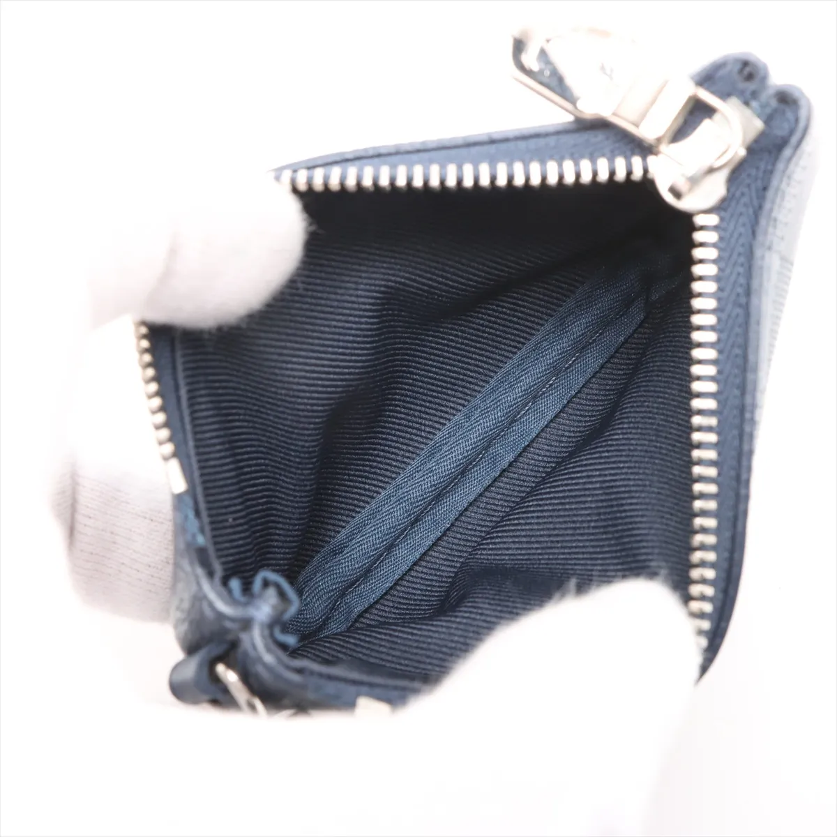 Damier Graphite x Damier Infini Trio Messenger Bag N40438 (Serial Number Unknown) - Blue — view 11