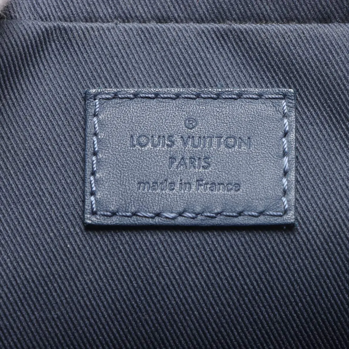 Damier Graphite x Damier Infini Trio Messenger Bag N40438 (Serial Number Unknown) - Blue — view 12