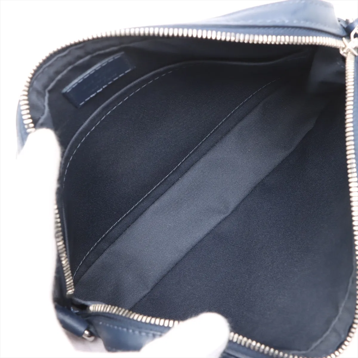 Damier Graphite x Damier Infini Trio Messenger Bag N40438 (Serial Number Unknown) - Blue — view 8