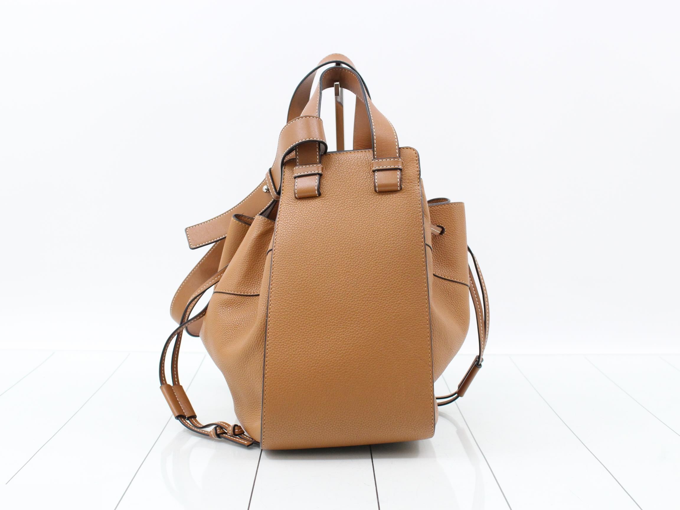 Hammock Leather 6-Way Handbag, Brown — view 2