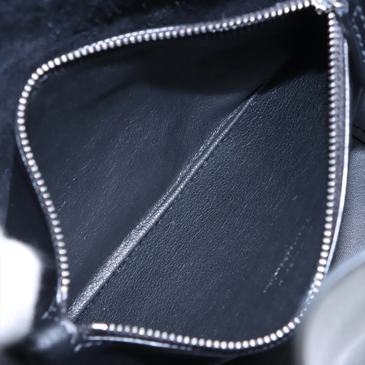 Leather Shoulder Bag, Black, 713938 — view 8