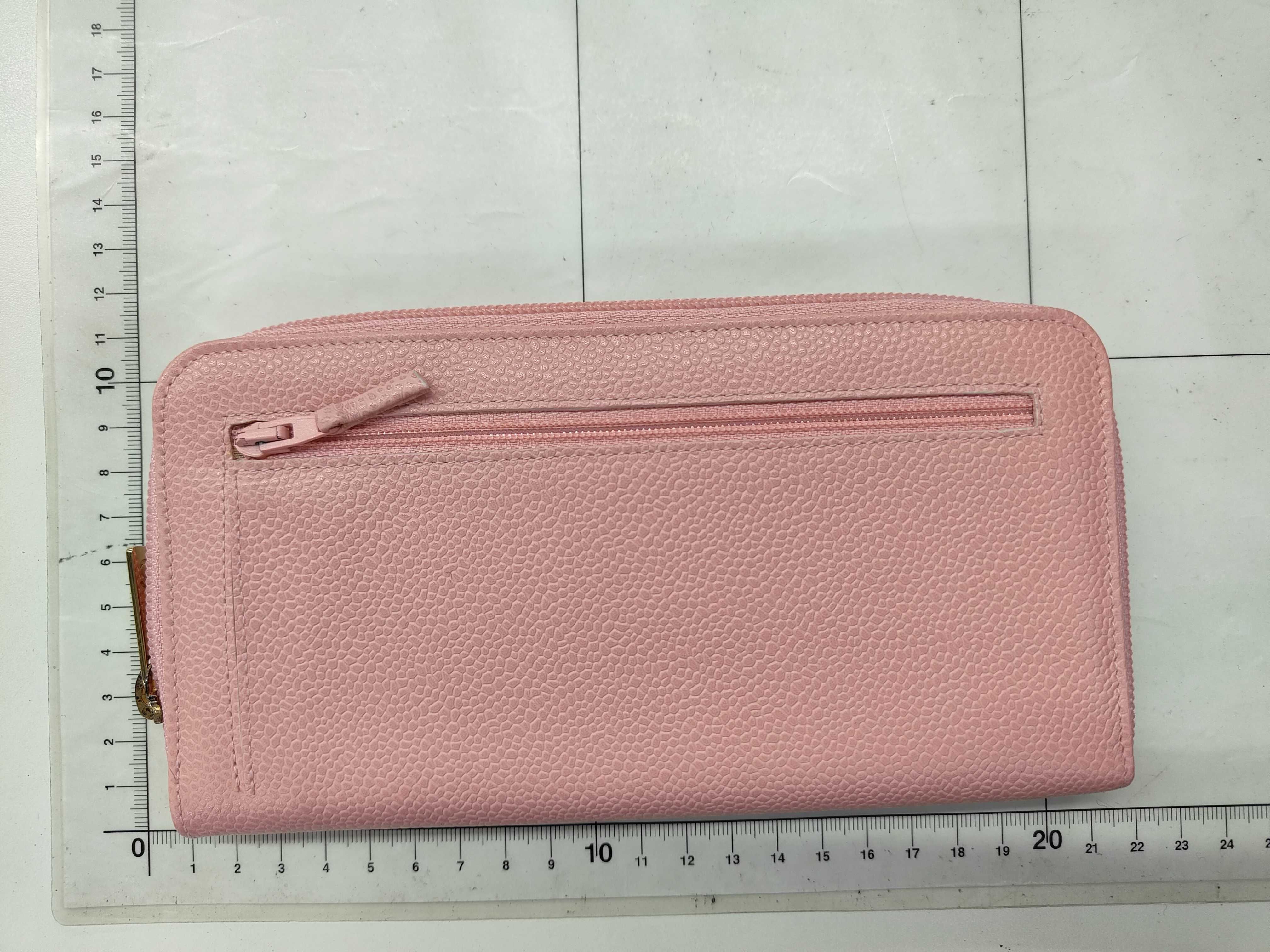 Caviar Skin Round Pink Wallet — view 2