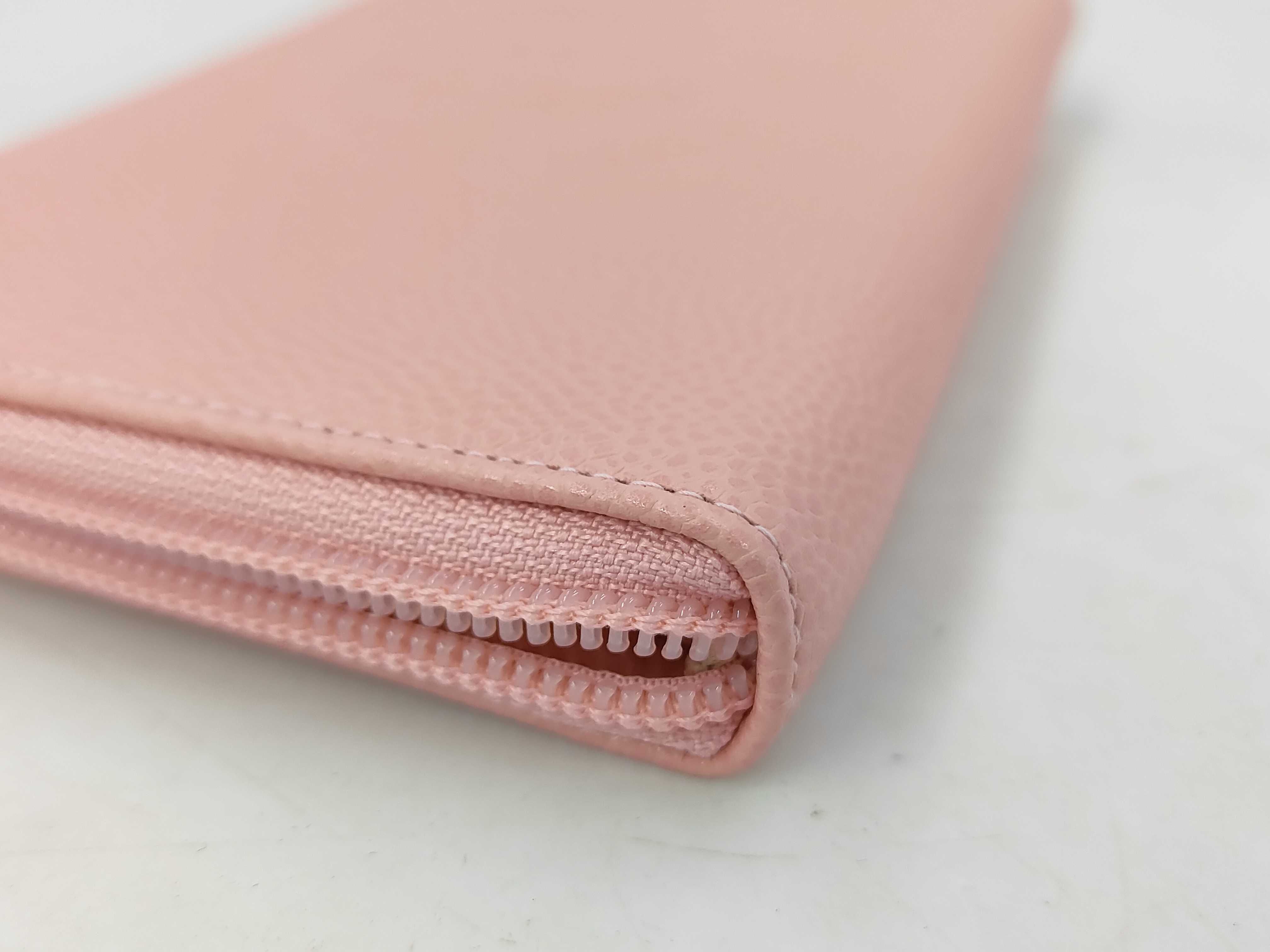 Caviar Skin Round Pink Wallet — view 5
