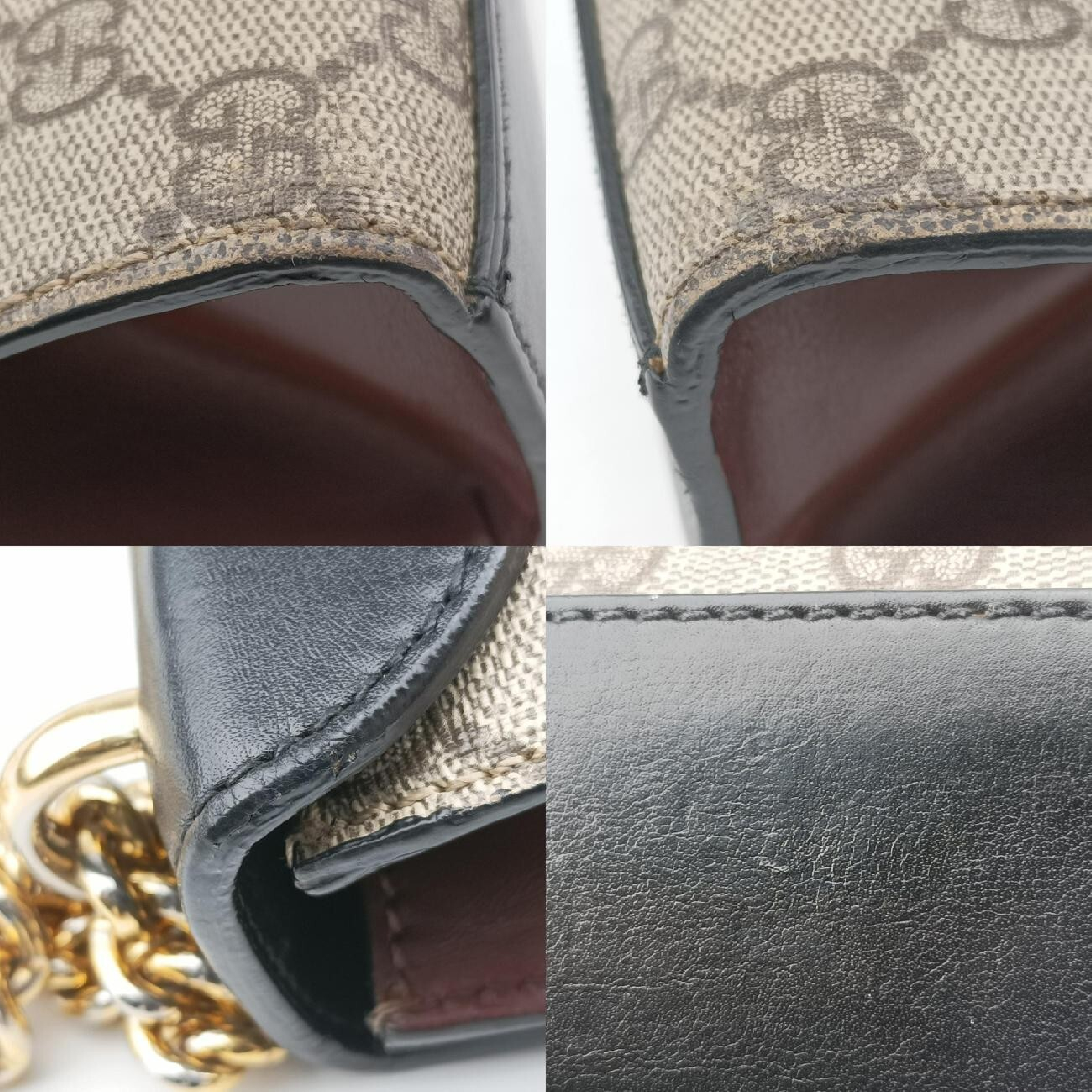 Padlock Black PVC Coated Canvas x Leather Shoulder Bag 409487 E024459838 — view 10