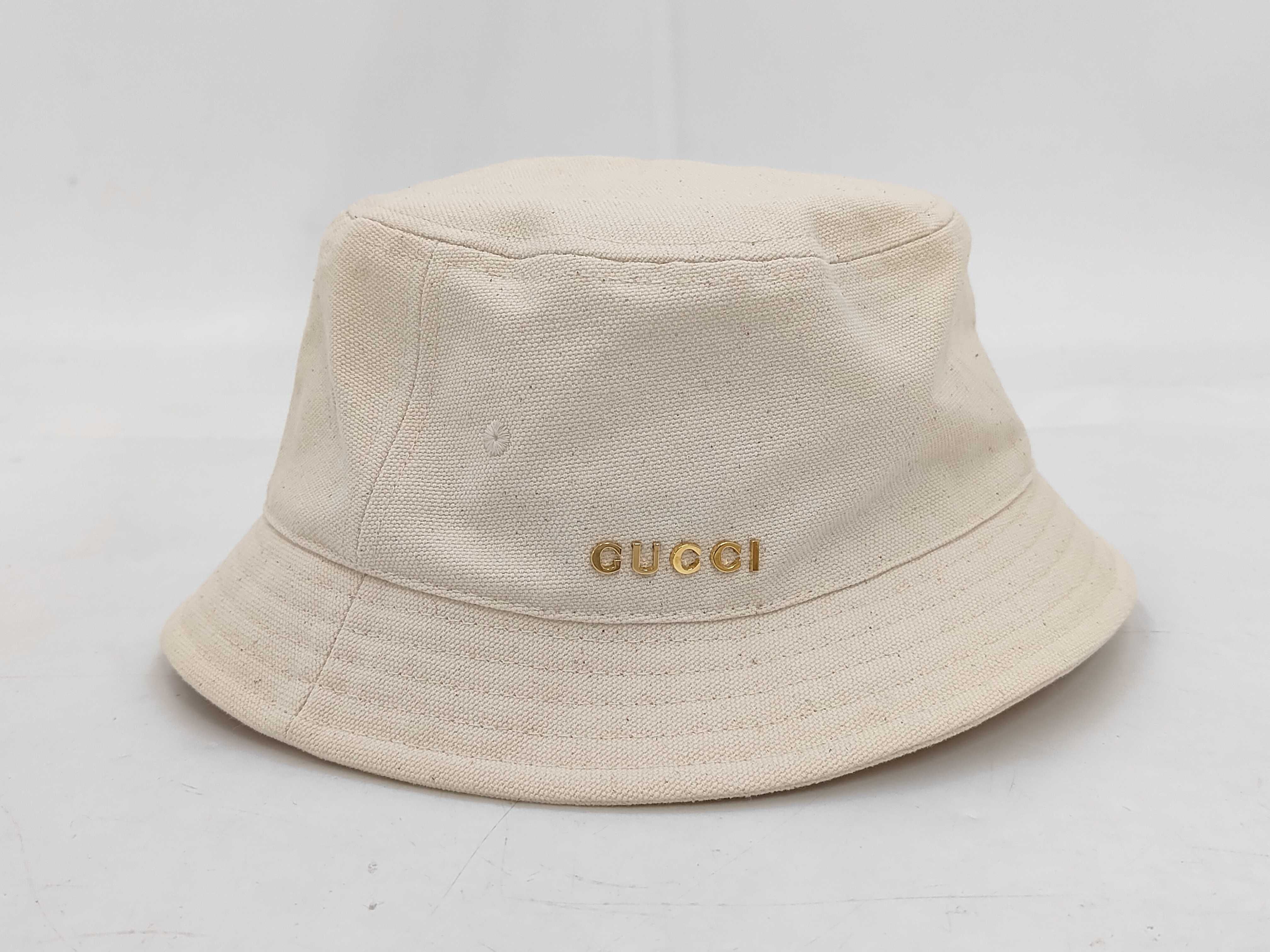 Canvas Bucket Hat, Sherry Line, 788964, Size M, Other Accessories — view 3
