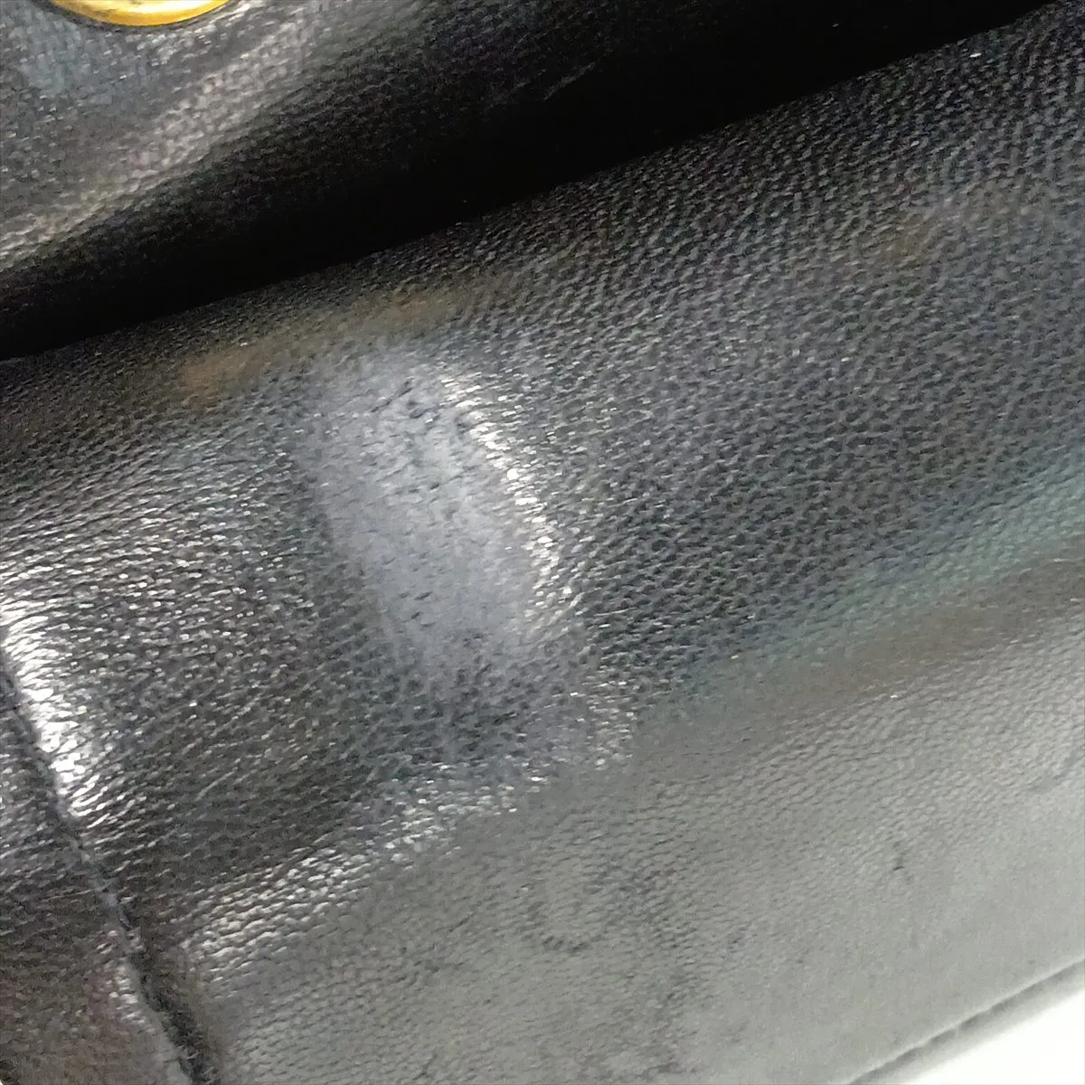 Matelassé 25 Lambskin Double Flap Double Chain Bag, Black with Gold Hardware, 355499, Serial Number 0-series, A01112 — view 13