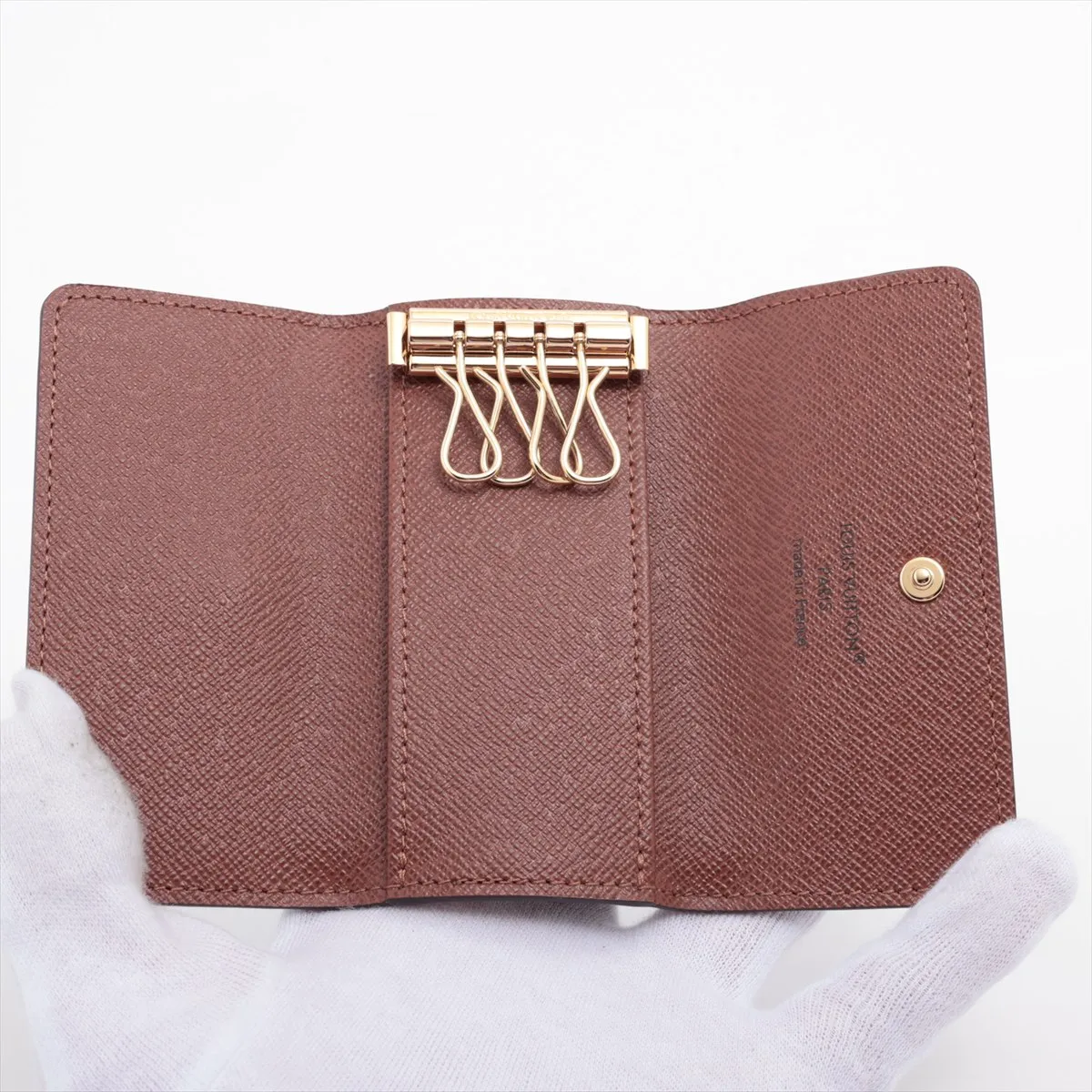 Monogram Multicles 4 M62631 Brown Key Case (RFID detected) — view 4