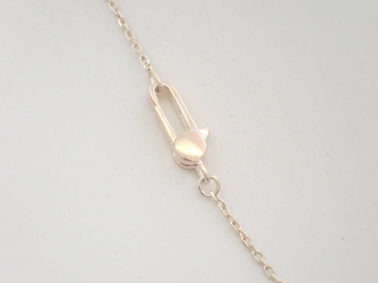 Butterfly Heart Necklace, Sterling Silver 925, 6.8g, Gucci — view 2
