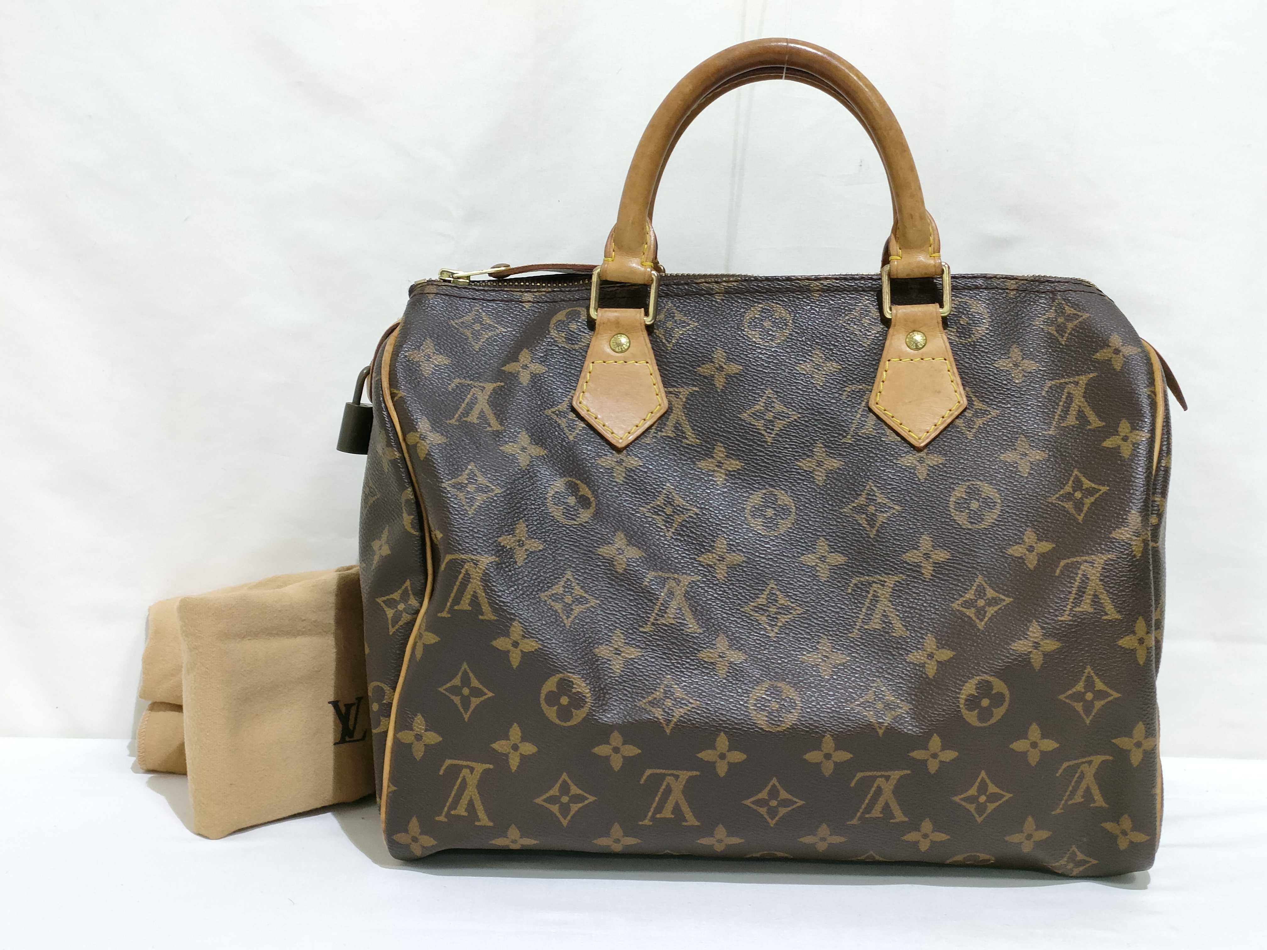 Monogram LOUIS_VUITTON M41526 Speedy 30 TH0020 Handbag