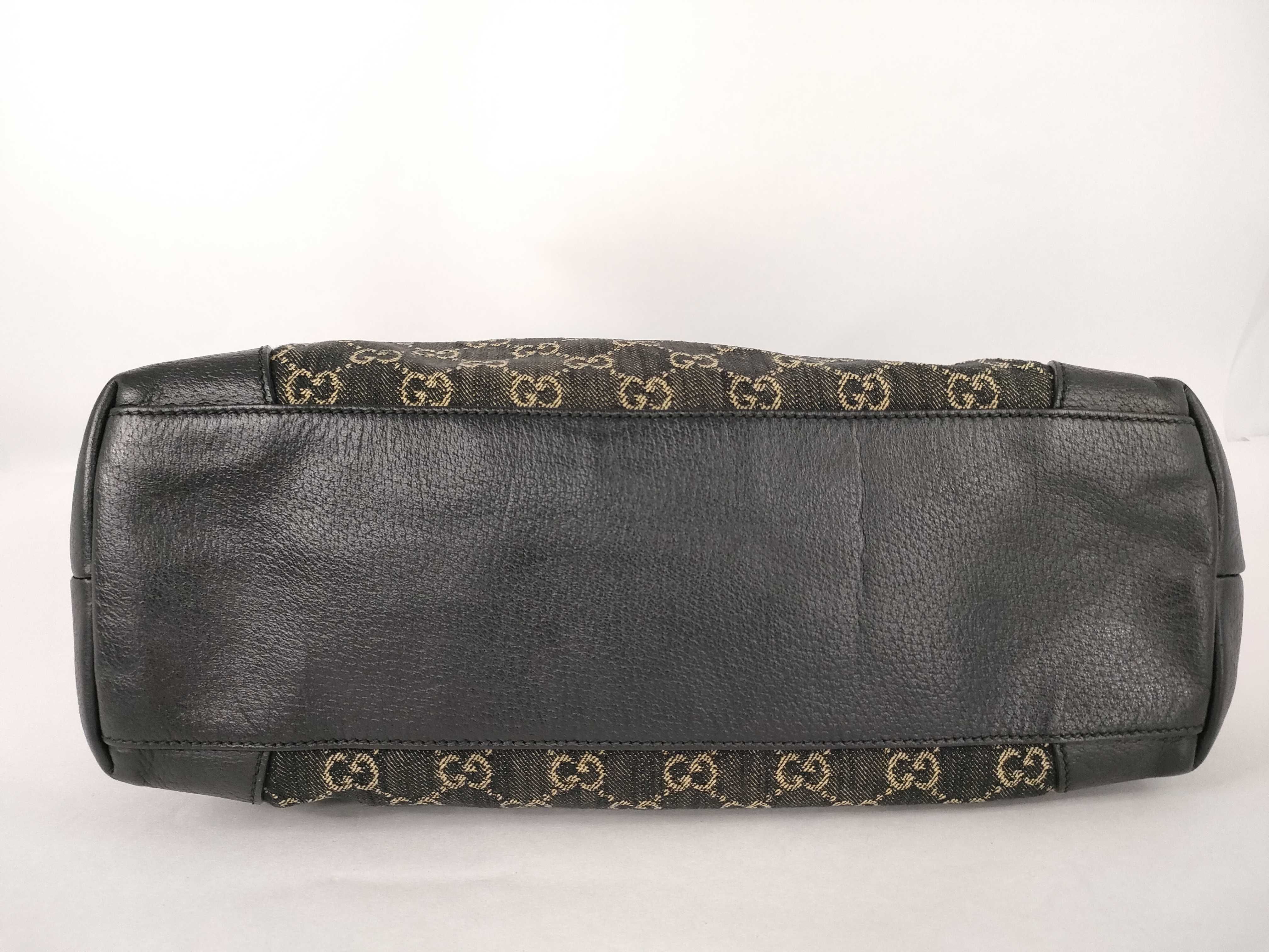 GG Canvas Tote Bag with Gold Hardware — view 7