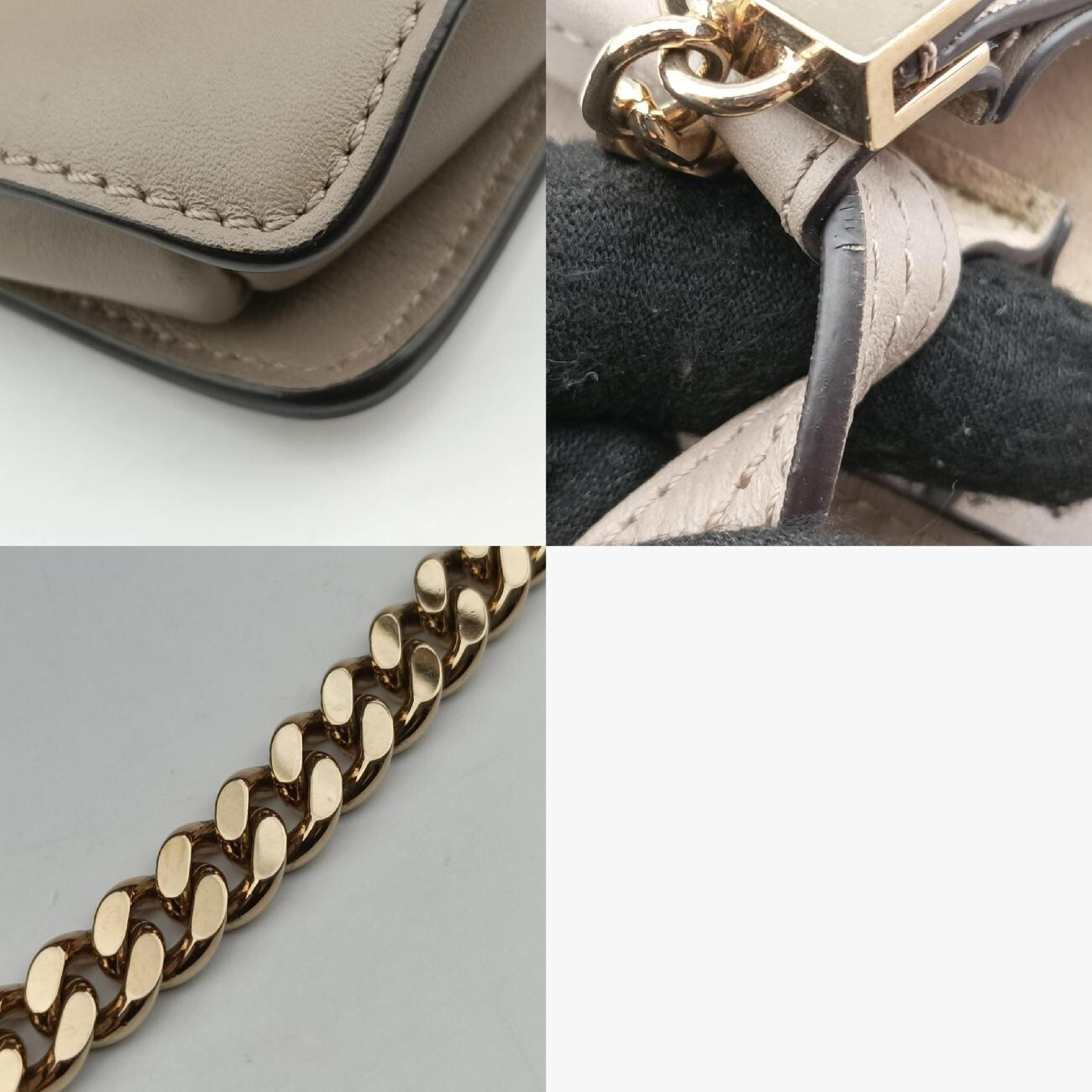 Faye Beige Suede x Leather Shoulder Bag — view 11