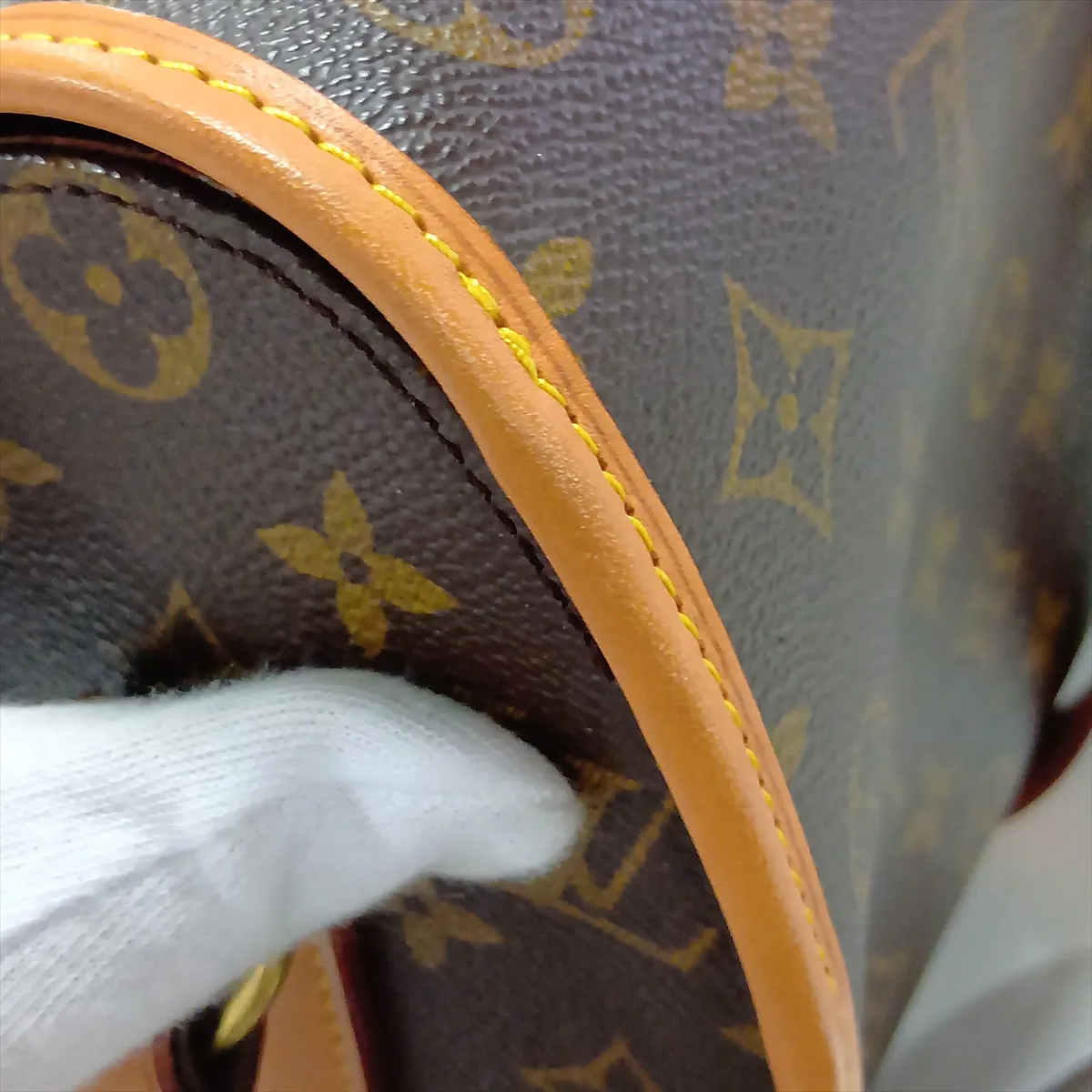 Monogram Marne M51369 VI0911 Brown, natural leather, various parts repaired by aftermarket parts. — view 11