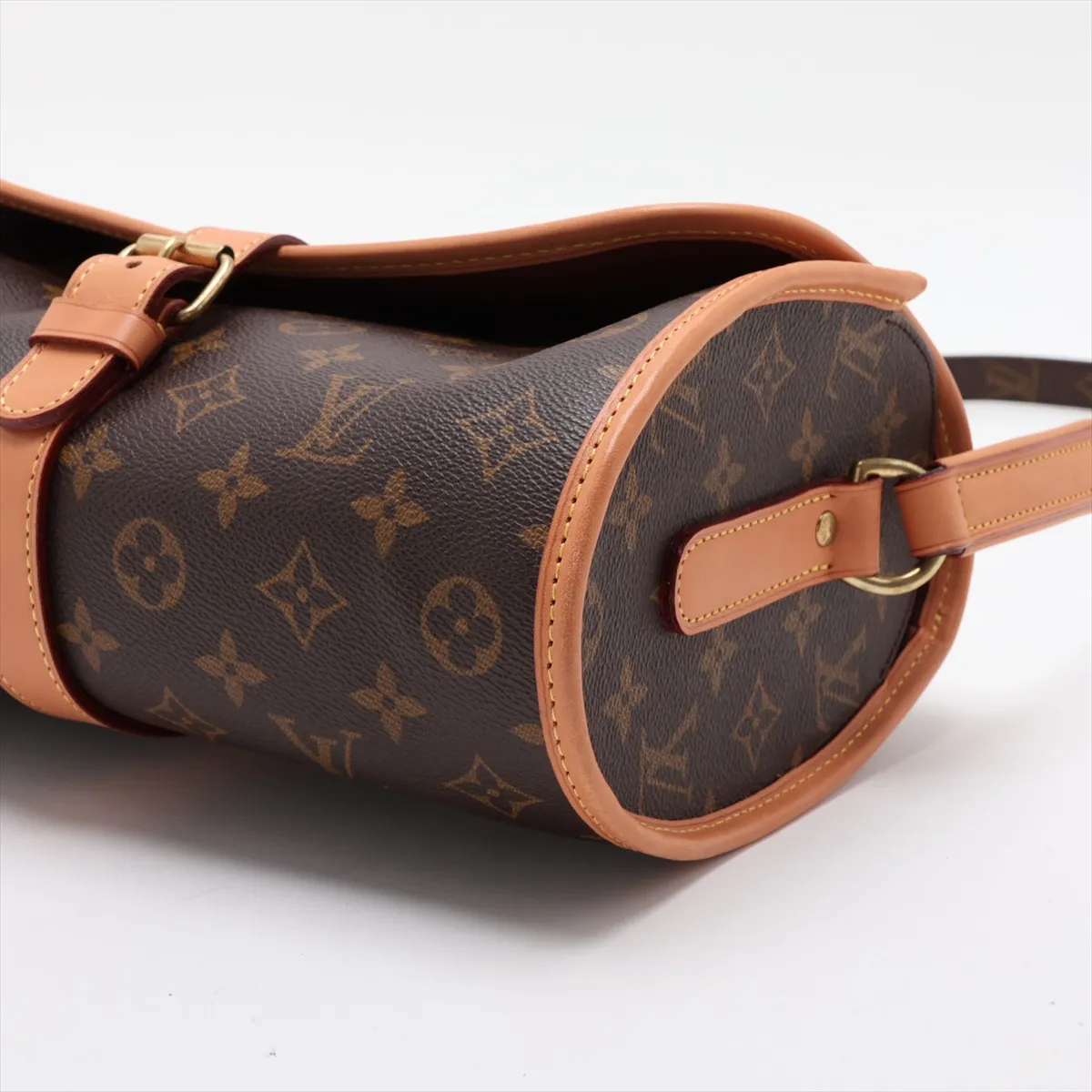 Monogram Marne M51369 VI0911 Brown, natural leather, various parts repaired by aftermarket parts. — view 3