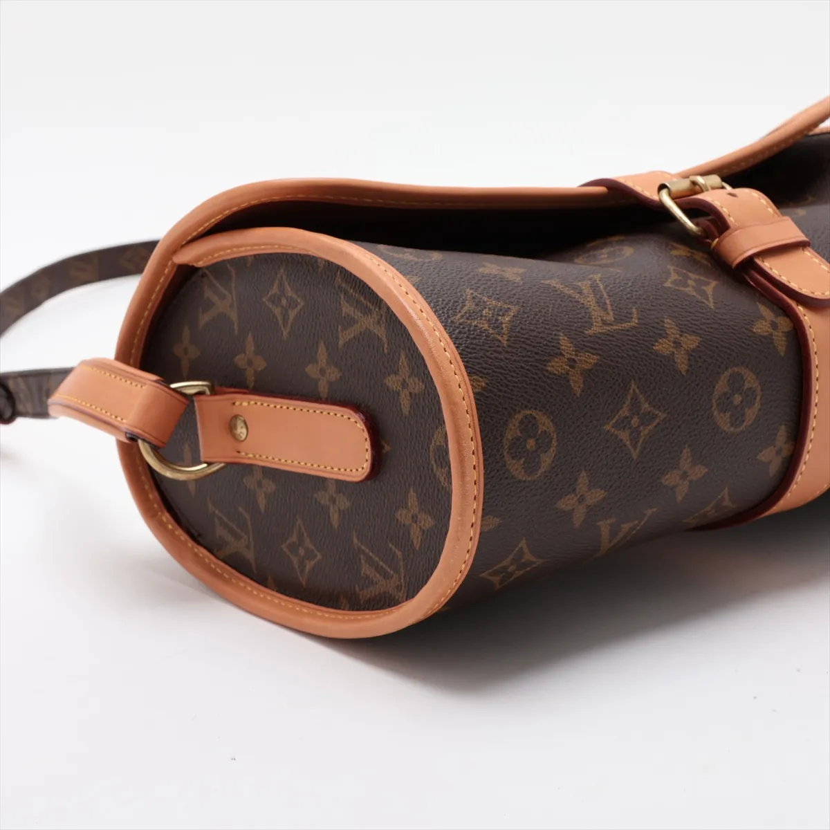 Monogram Marne M51369 VI0911 Brown, natural leather, various parts repaired by aftermarket parts. — view 4